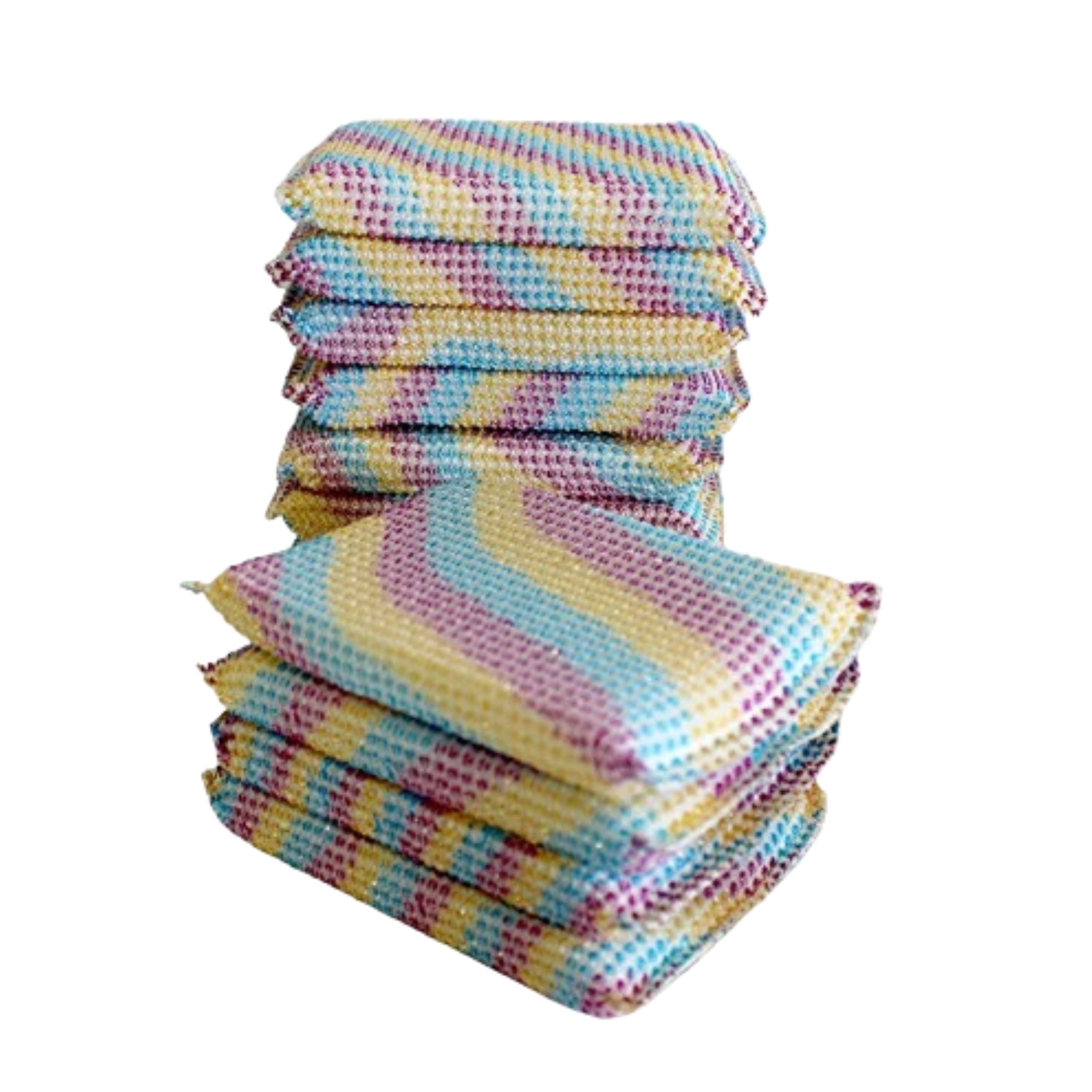Home Collection Pack of 12 Non-Scratch Scouring Cleaning Pads