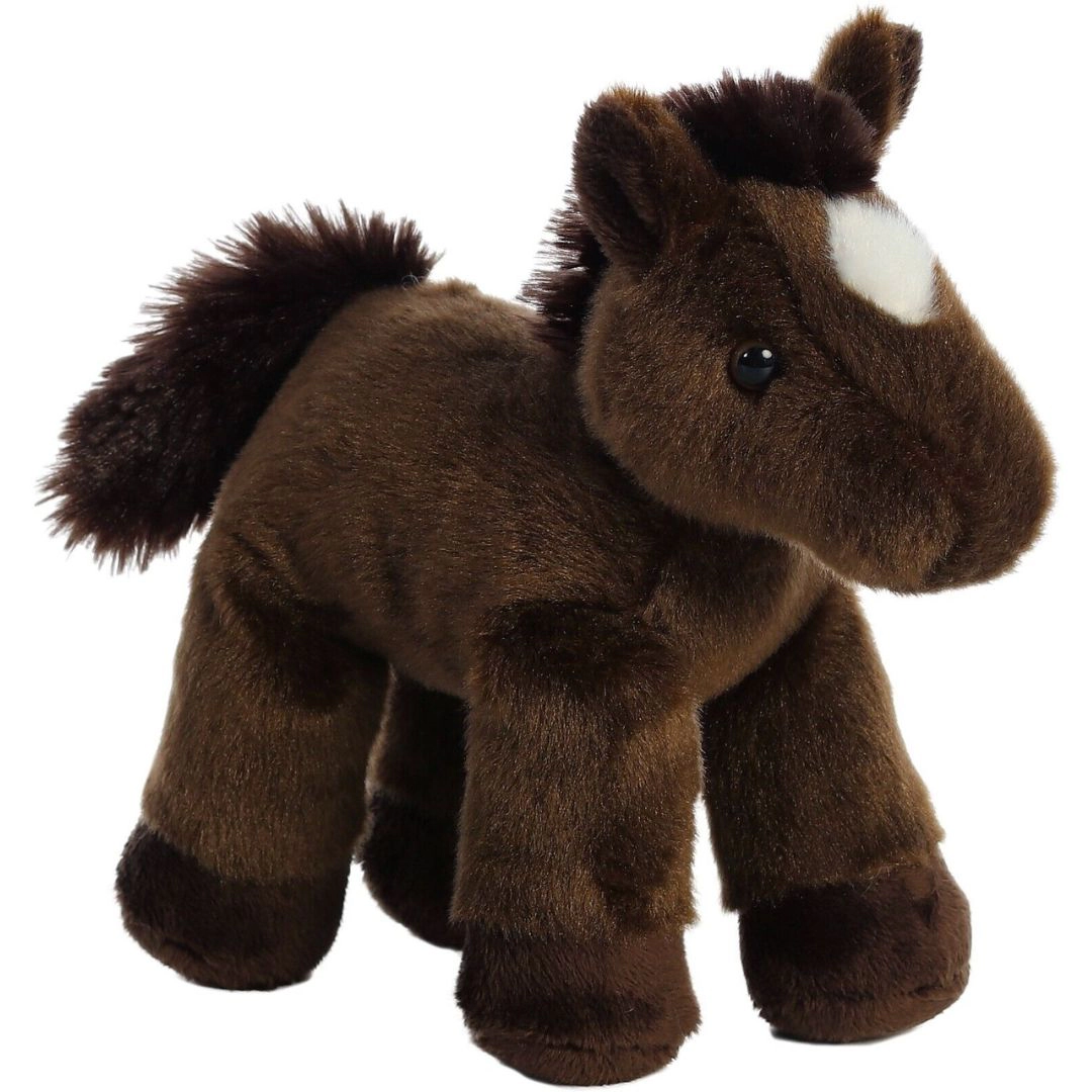 Aurora Mini Flopsie Chestnut Pony Horse 8-Inch Stuffed Animal Plush