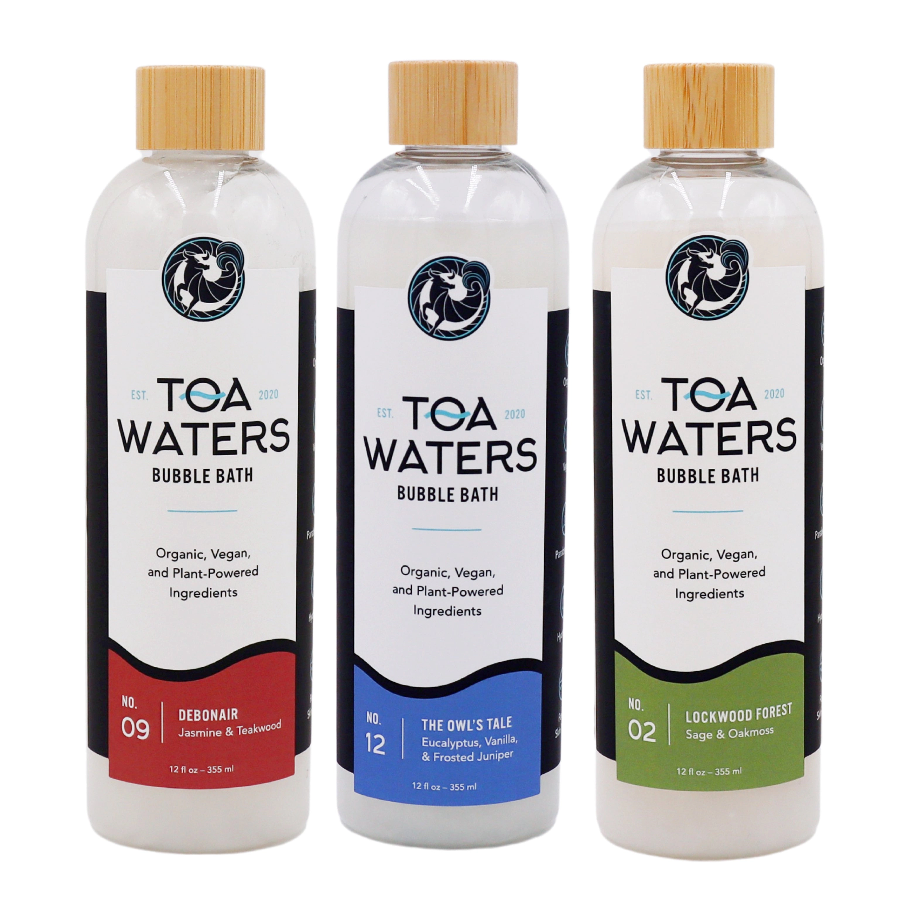TOA Waters Unisex Bubble Bath Series - Deep Woods - 3 Pack