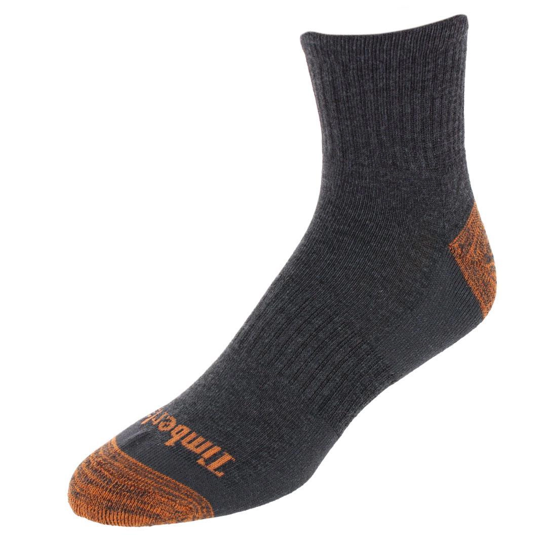 Timberland Men's Castleton Comfort Cushioned Quarter Socks (4 Pack)
