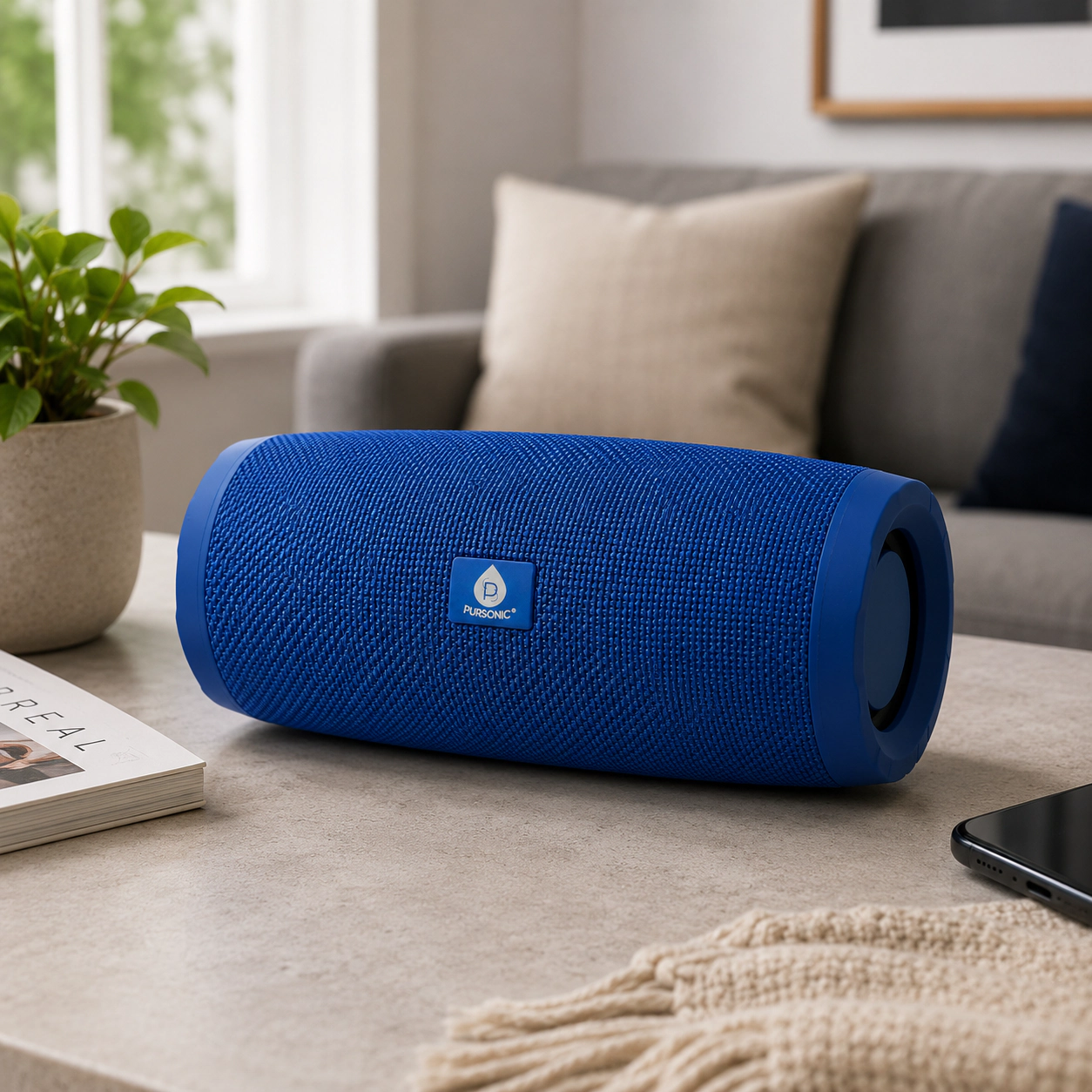 Pursonic Unisex Portable 360° Sound Wireless Speaker