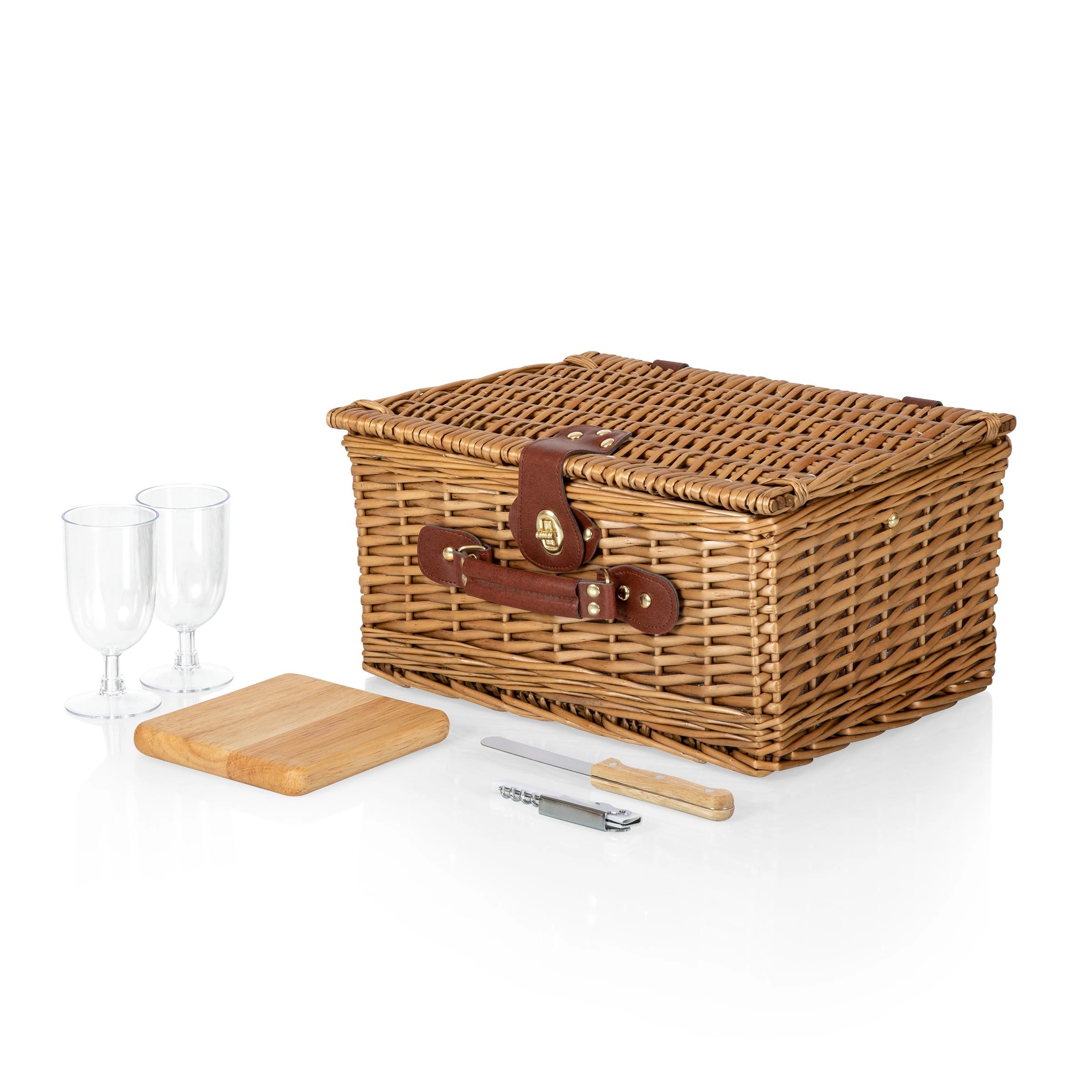 PICNIC TIME Classic Wine & Cheese Picnic Basket
