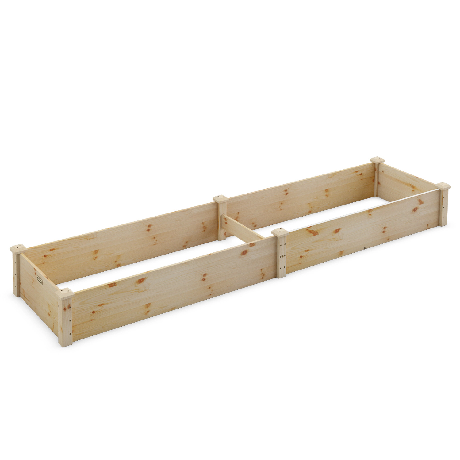 SlickBlue Unisex Wooden Raised Garden Bed Outdoor Planter Box