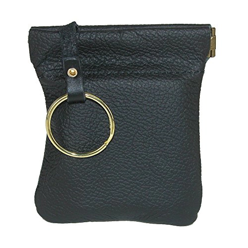 CTM Men's Leather Key Case Coin Pouch Wallet