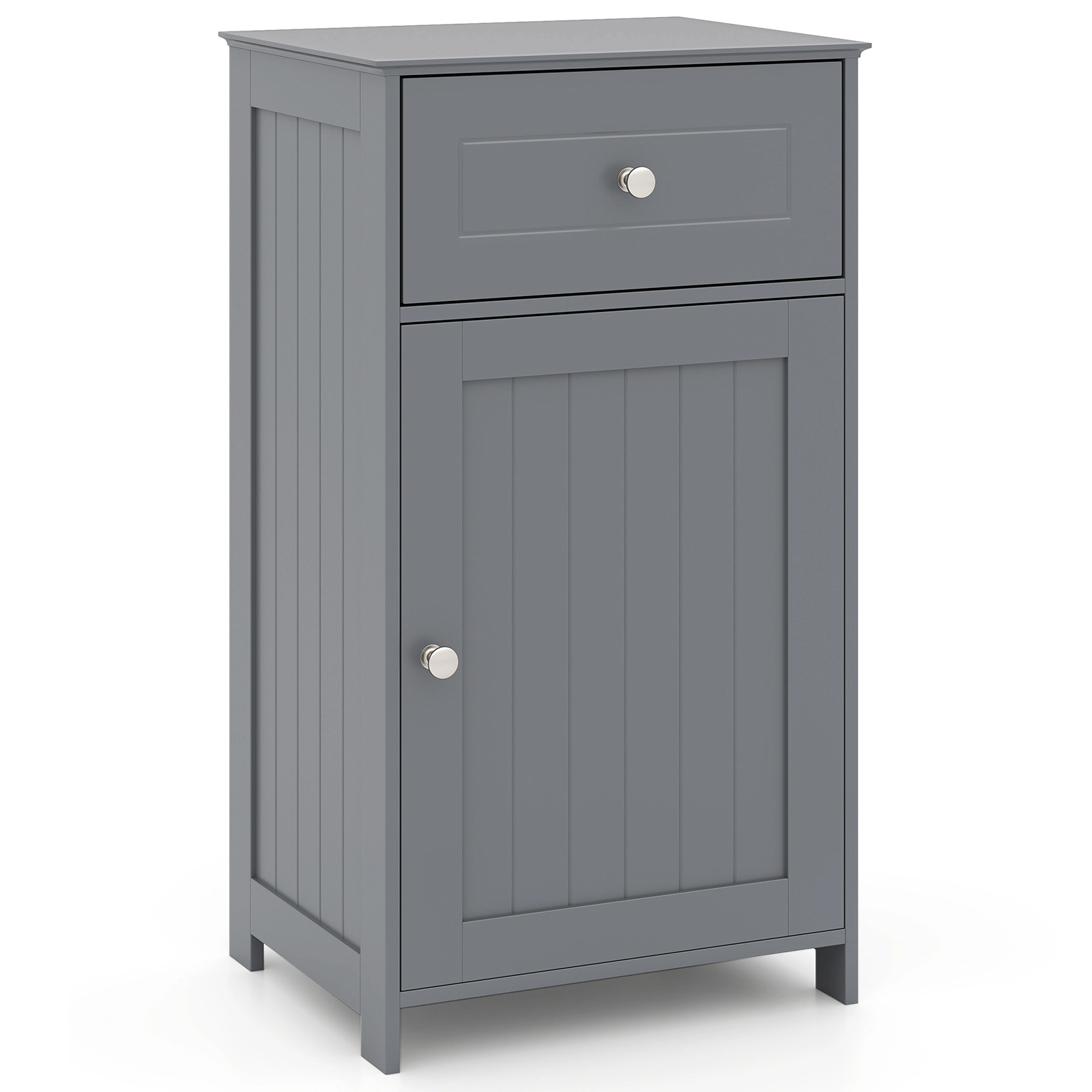 SlickBlue Bathroom Storage Cabinet with Drawer and Adjustable Shelf