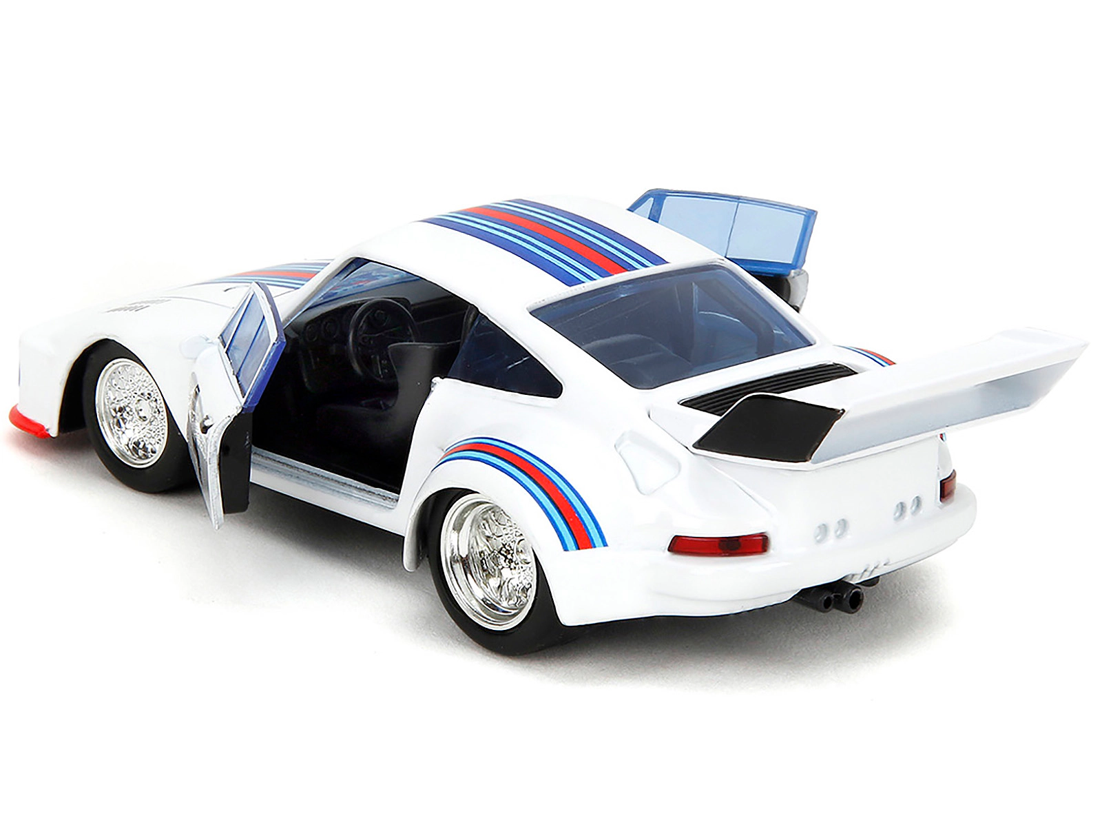 Jada Porsche 935 Turbo #4 "Jazz" White with Blue and Red Stripes "Transformers" "Hollywood Rides" Series 1/32