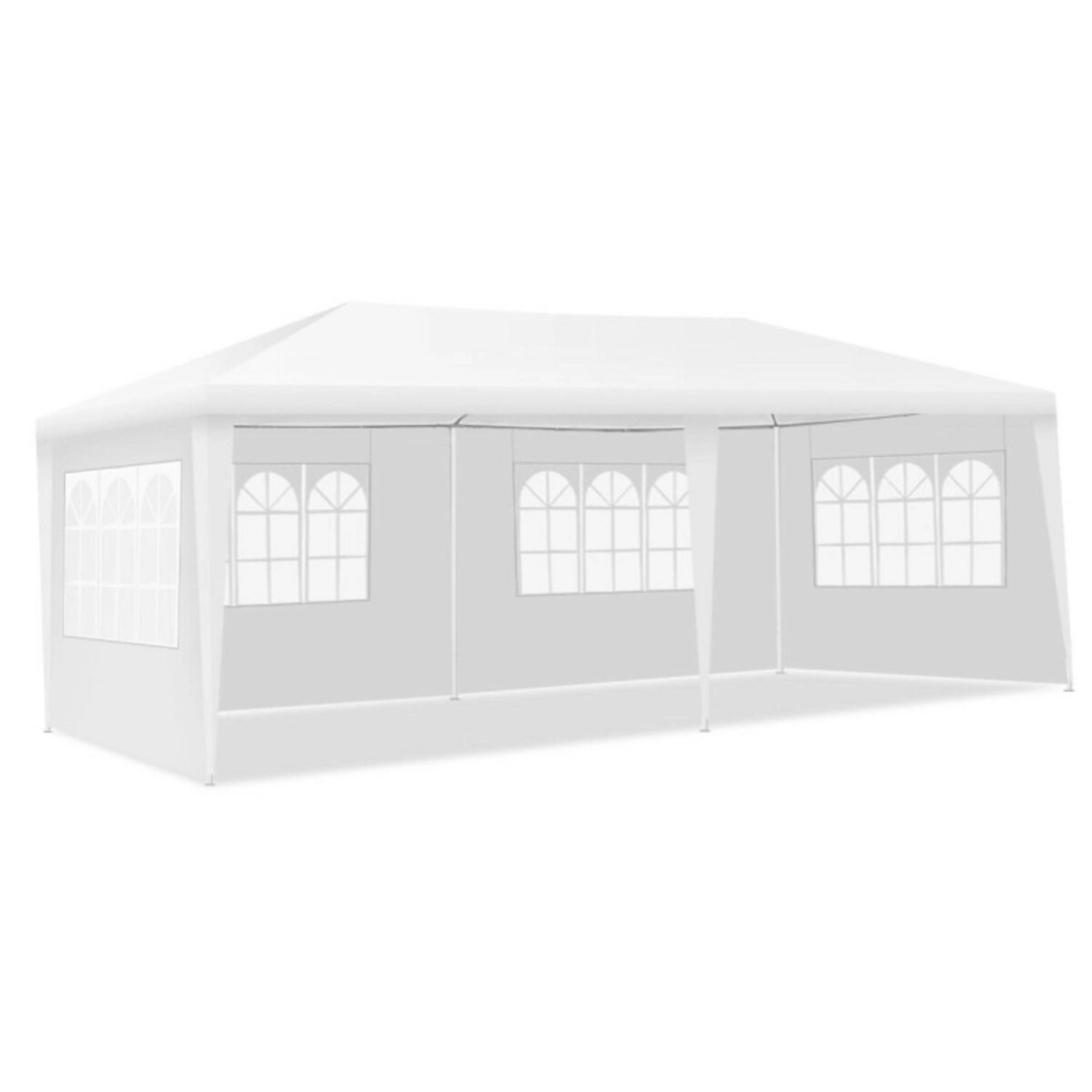 Hivvago 10 x 20 Feet Outdoor Party Wedding Canopy Tent with Removable Walls and Carry Bag