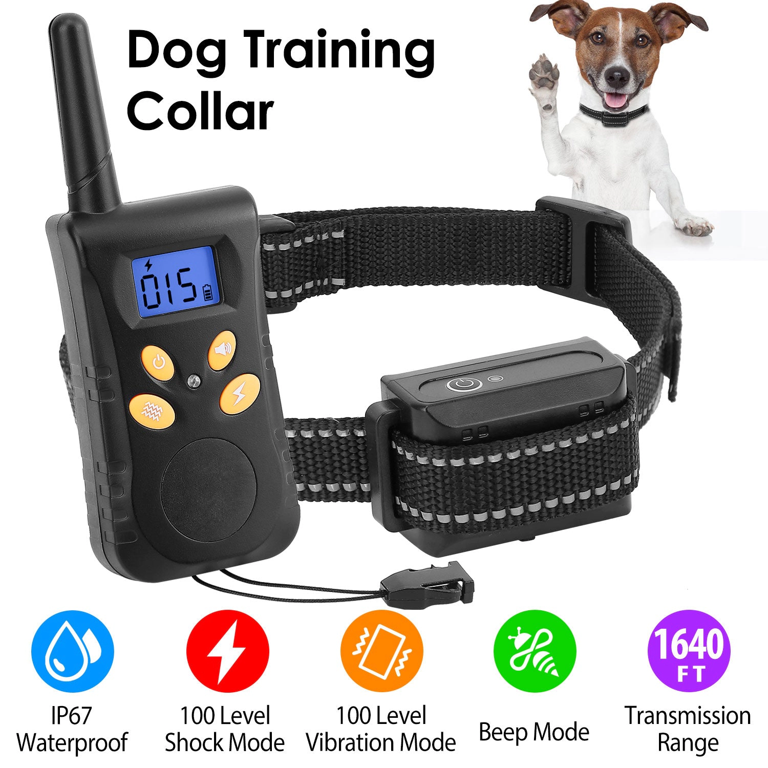 GBruno Waterproof Dog Training Collar With Remote