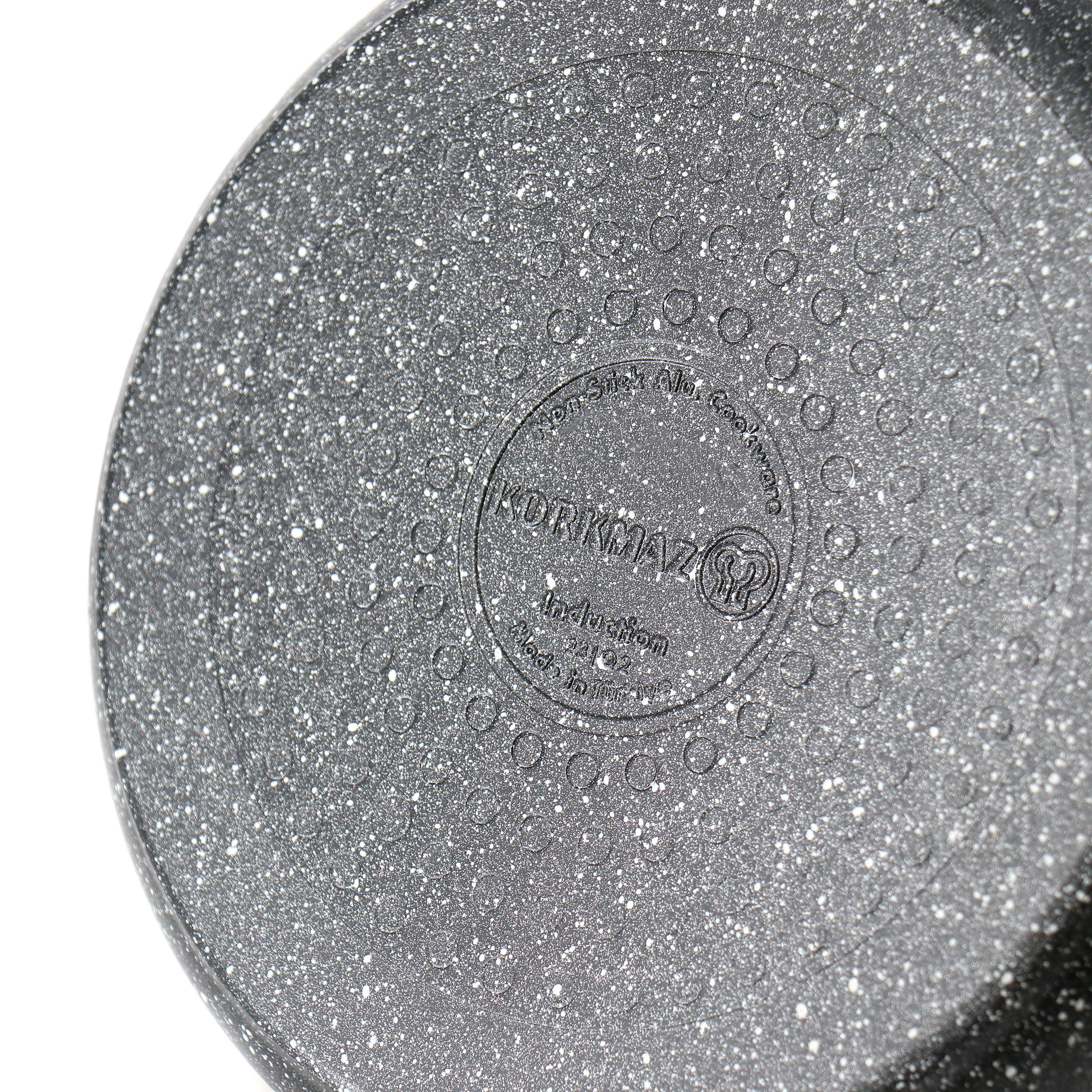 Korkmaz Ornella 2 Piece 2 Liter Quart Aluminum Nonstick Saucepan with Lid