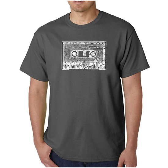 LA Pop Art Men's Word Art T-Shirt - The 80's