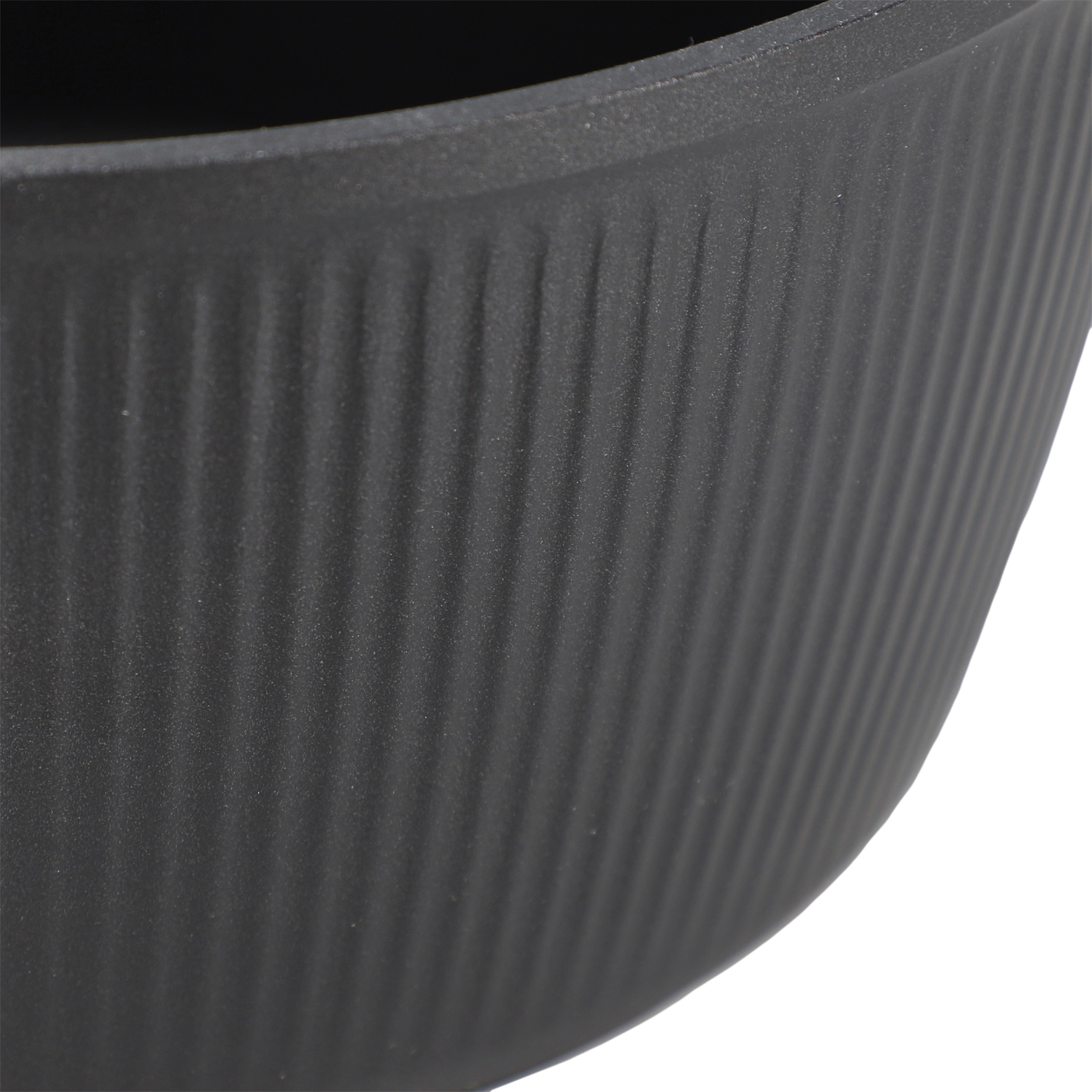 Oster Abbottsford 2.5 Quart Nonstick Aluminum Saucepan with Glass Lid in Black