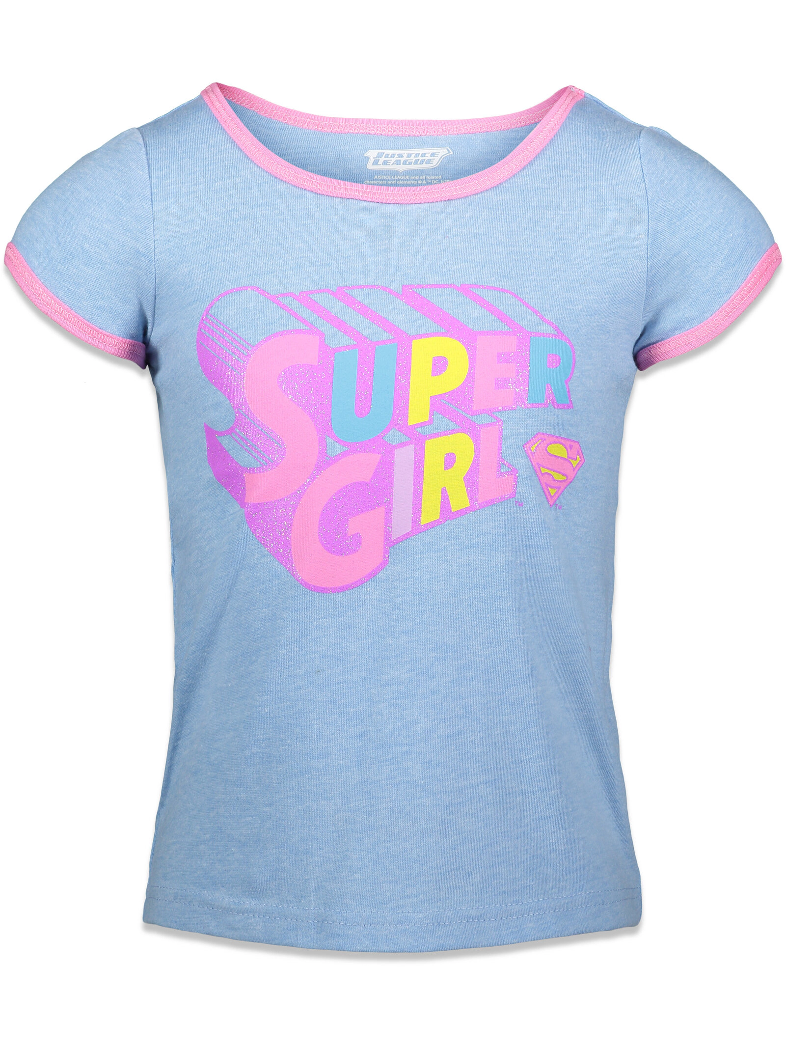 DC Comics Justice League Girls' 3-Pack T-Shirts