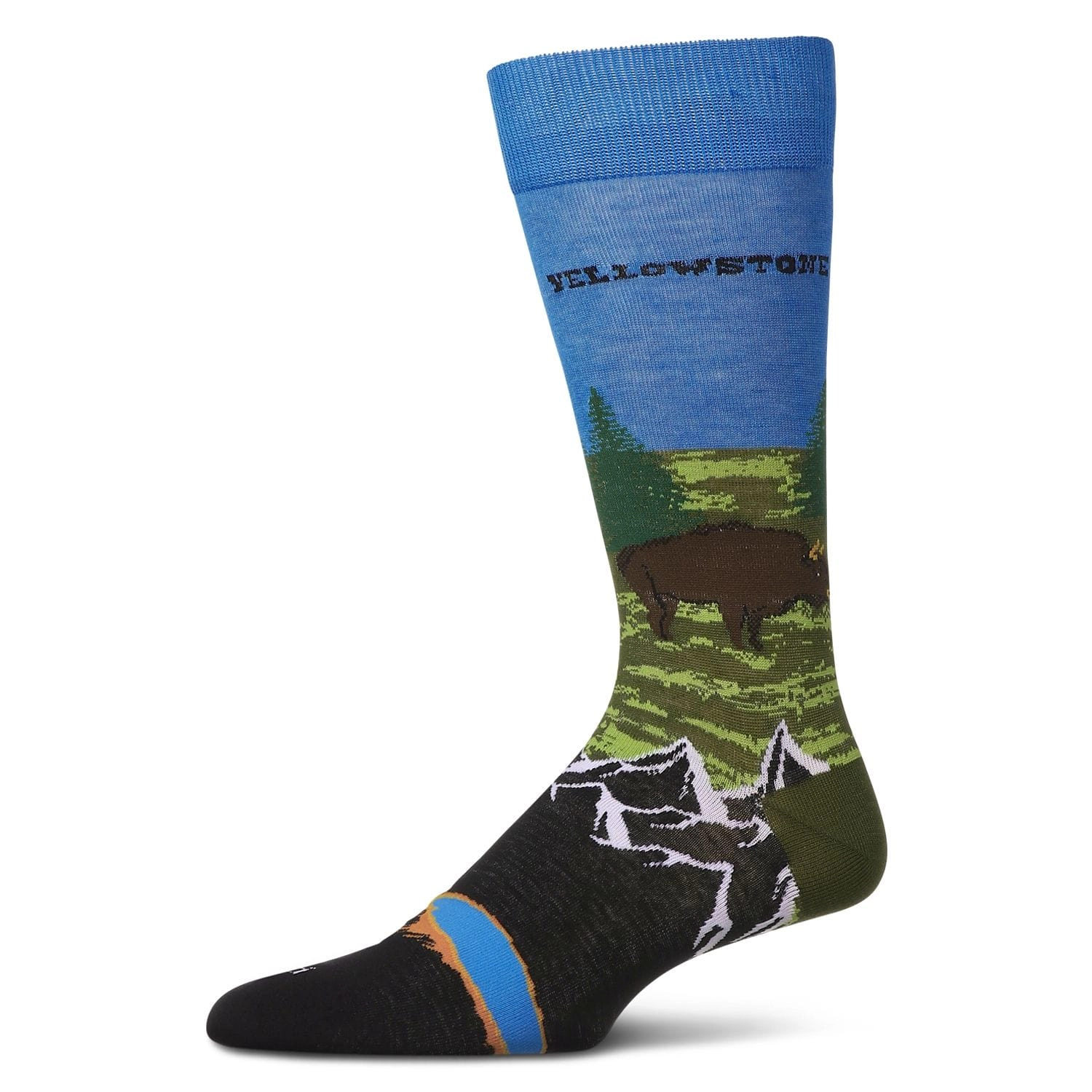 MeMoi Men's Yellowstone Rayon From Bamboo Crew Socks