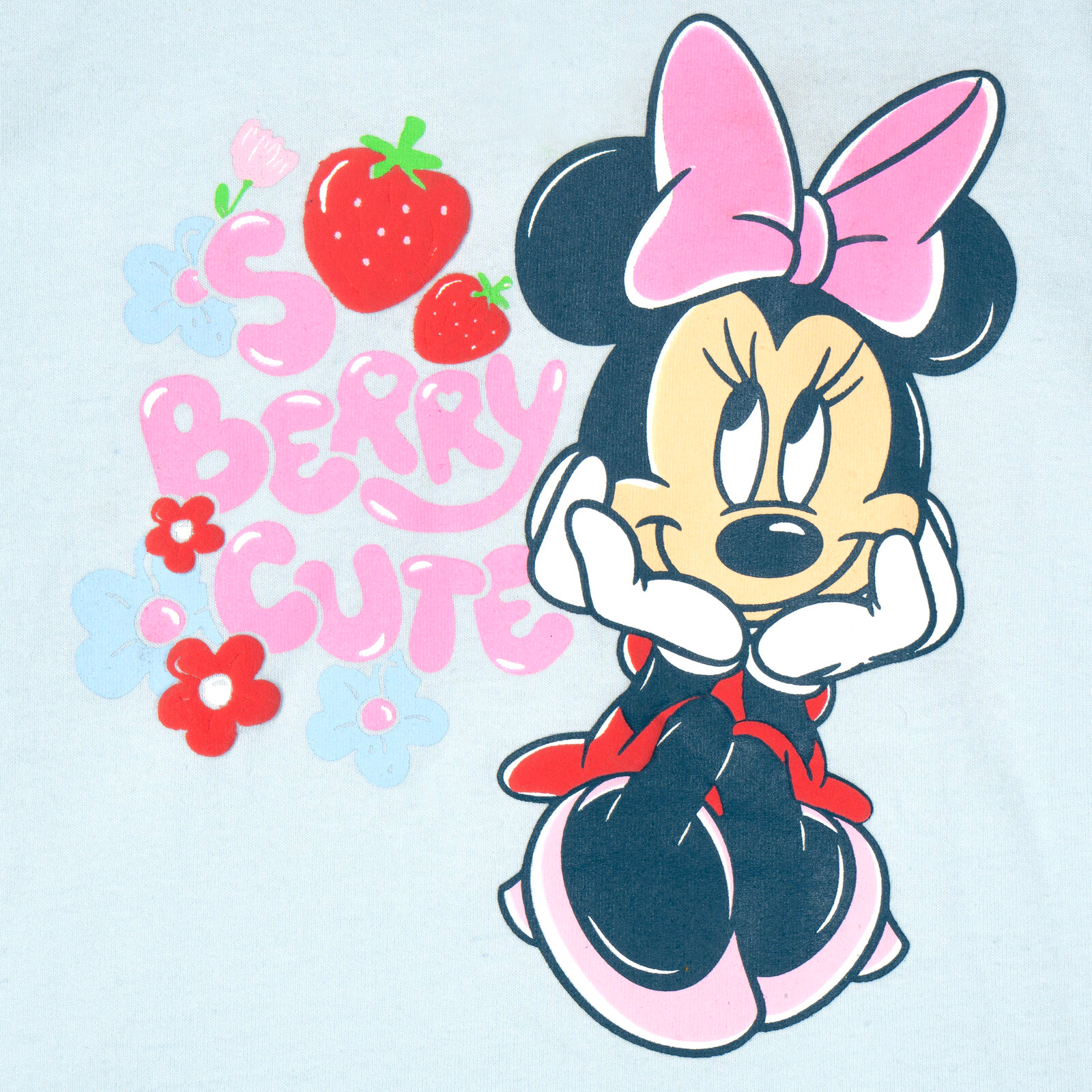 Disney Girls' 2-Piece Short Sleeve Tee and Gauze Shorts Set