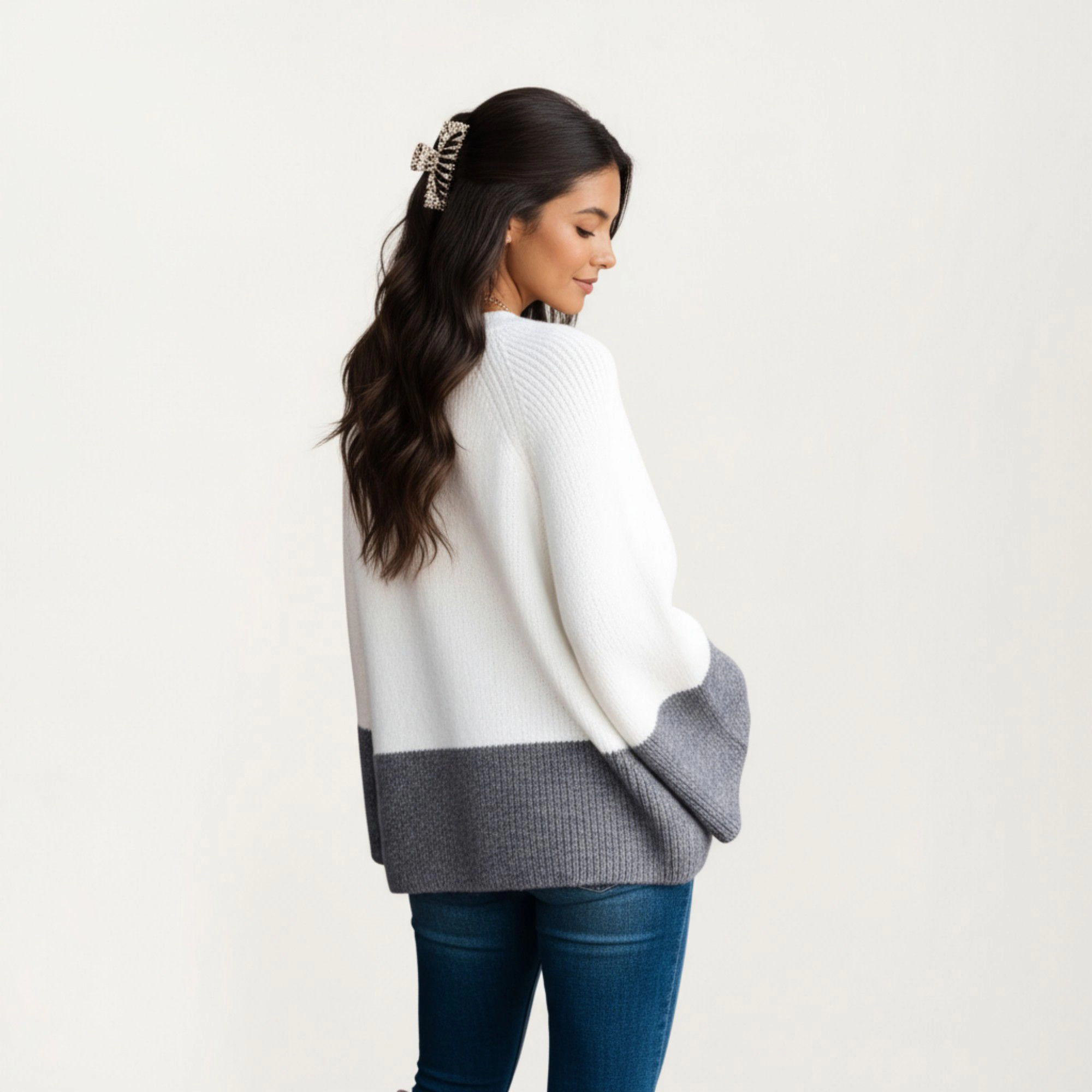 Anna-Kaci Women's Cozy Rib Knit Sweater Top