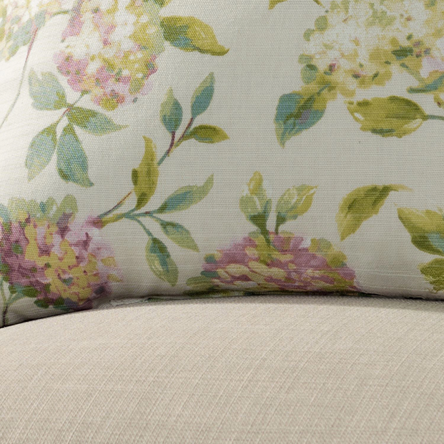Ellis Curtain 48% Cotton 52% Polyester Abigail Poly Filled Toss Pillow 17" x 17" Multi
