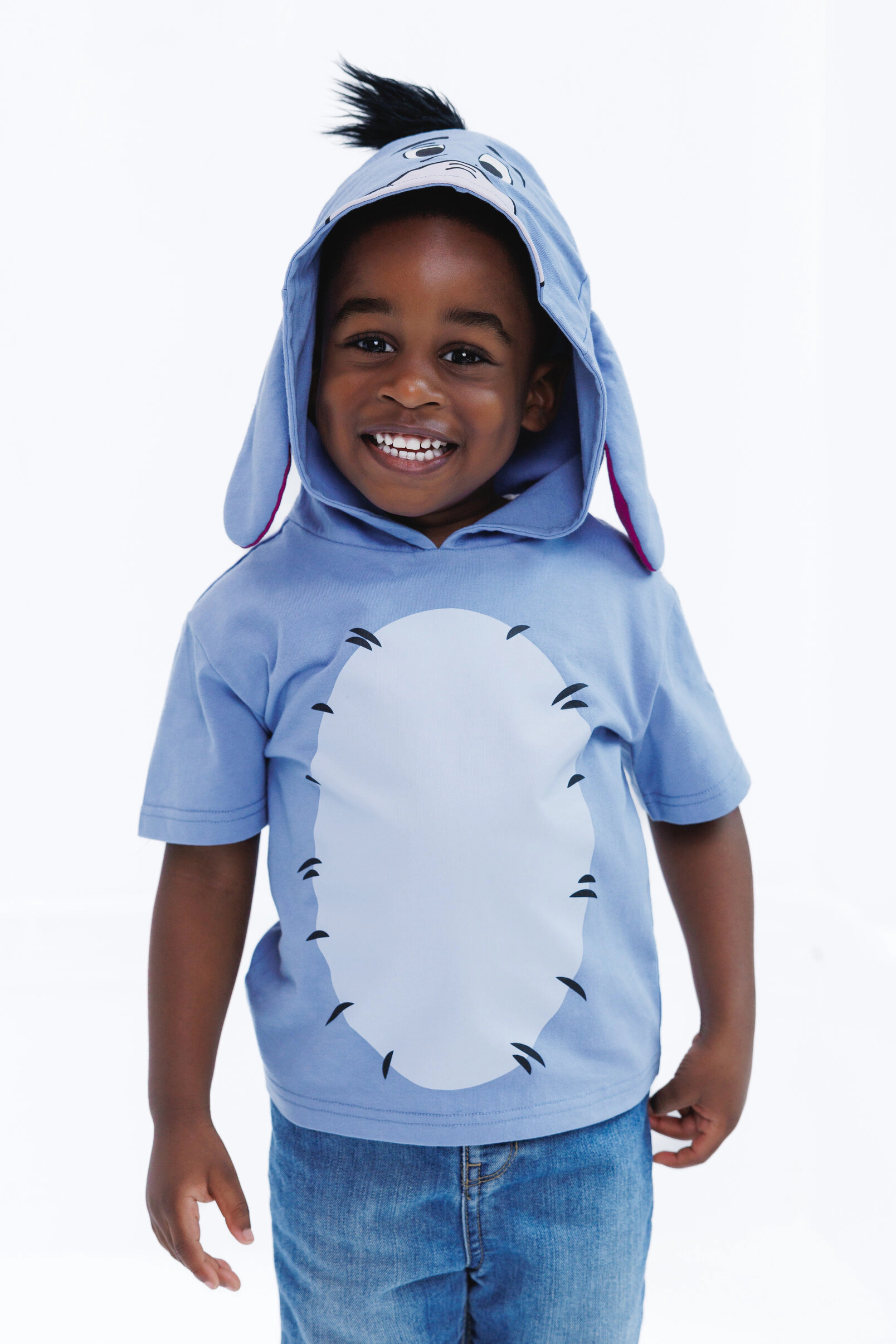 Disney Matching Family Cosplay Short Sleeve Hooded T-Shirt