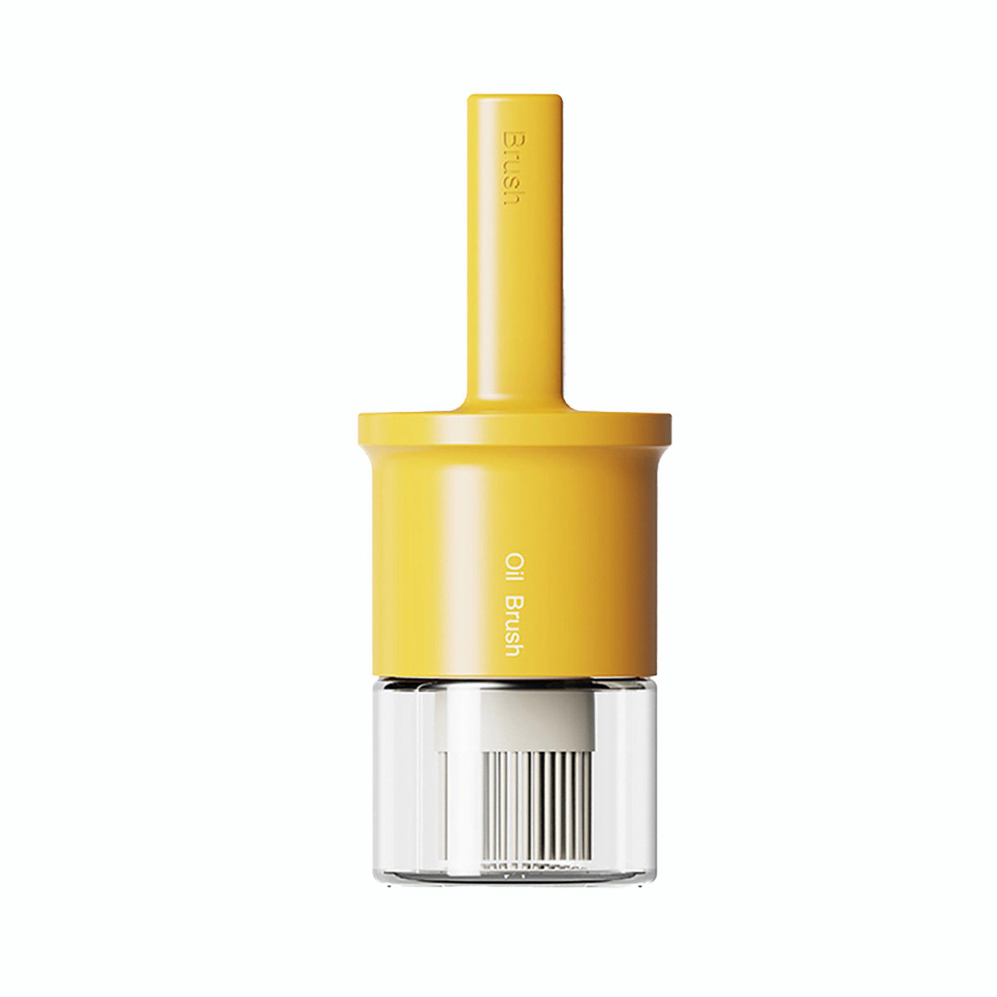 Alilang Women Kitchen Oil Brush with Built-In Container and Press Handle