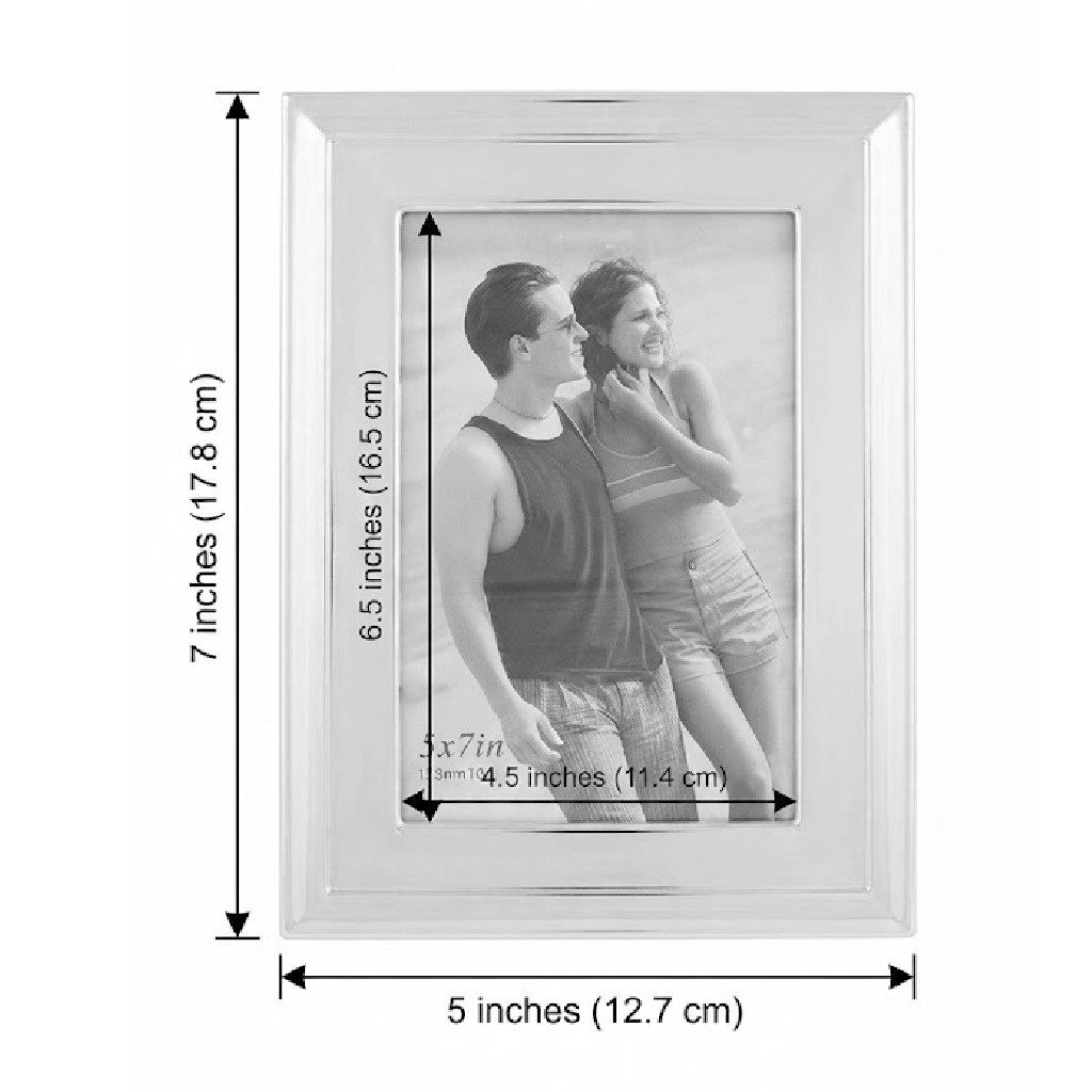 Jiallo Silver Plated Stepped Photo Frame