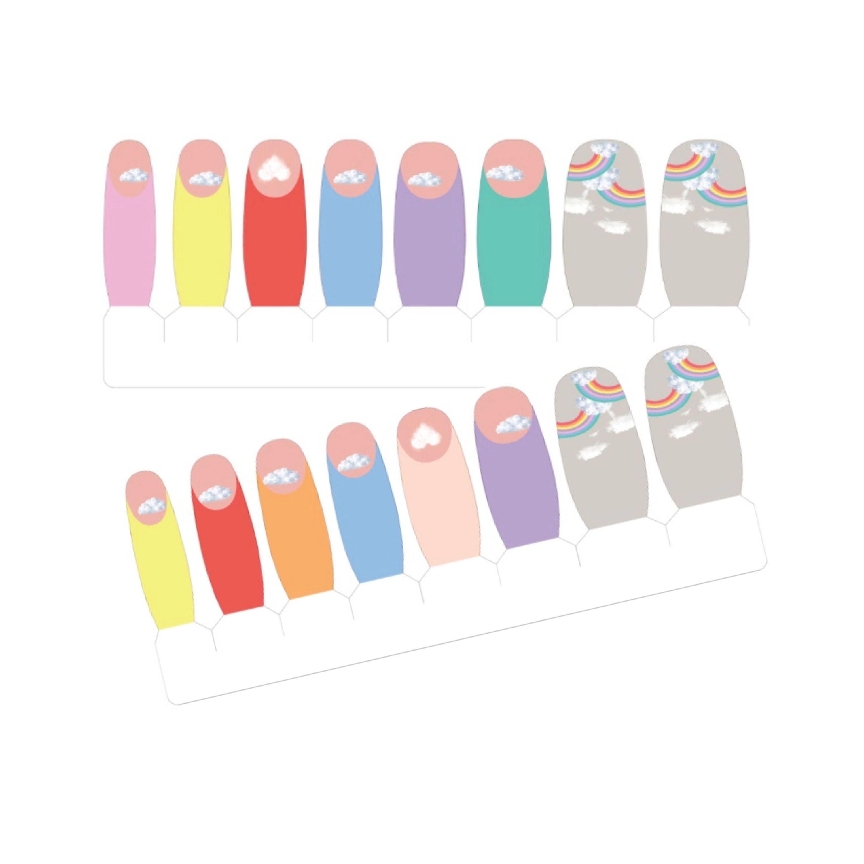 XPNail Women's Nail Polish Strips Fluf 16ct