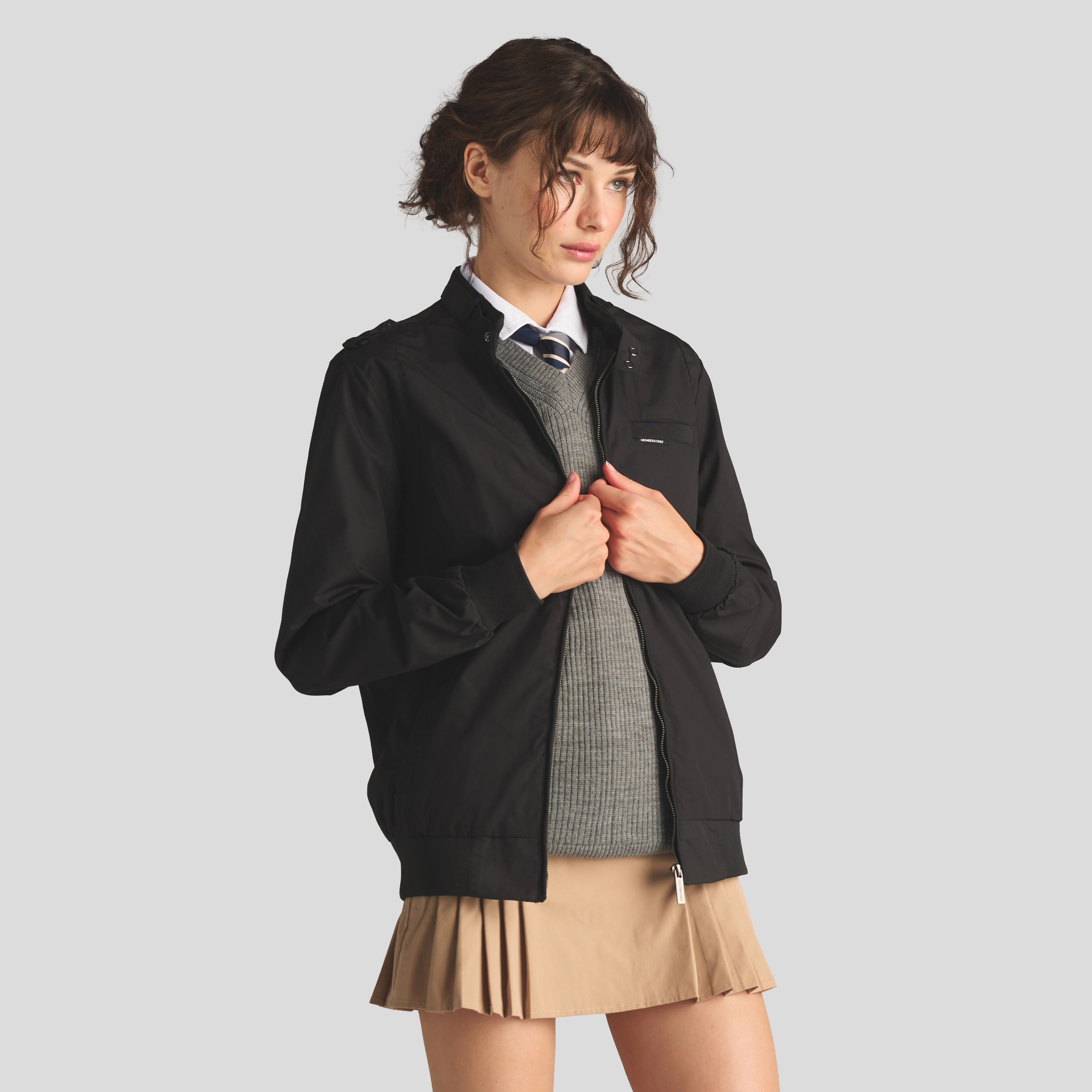 Members Only Women's Classic Iconic Racer Jacket (Slim Fit)