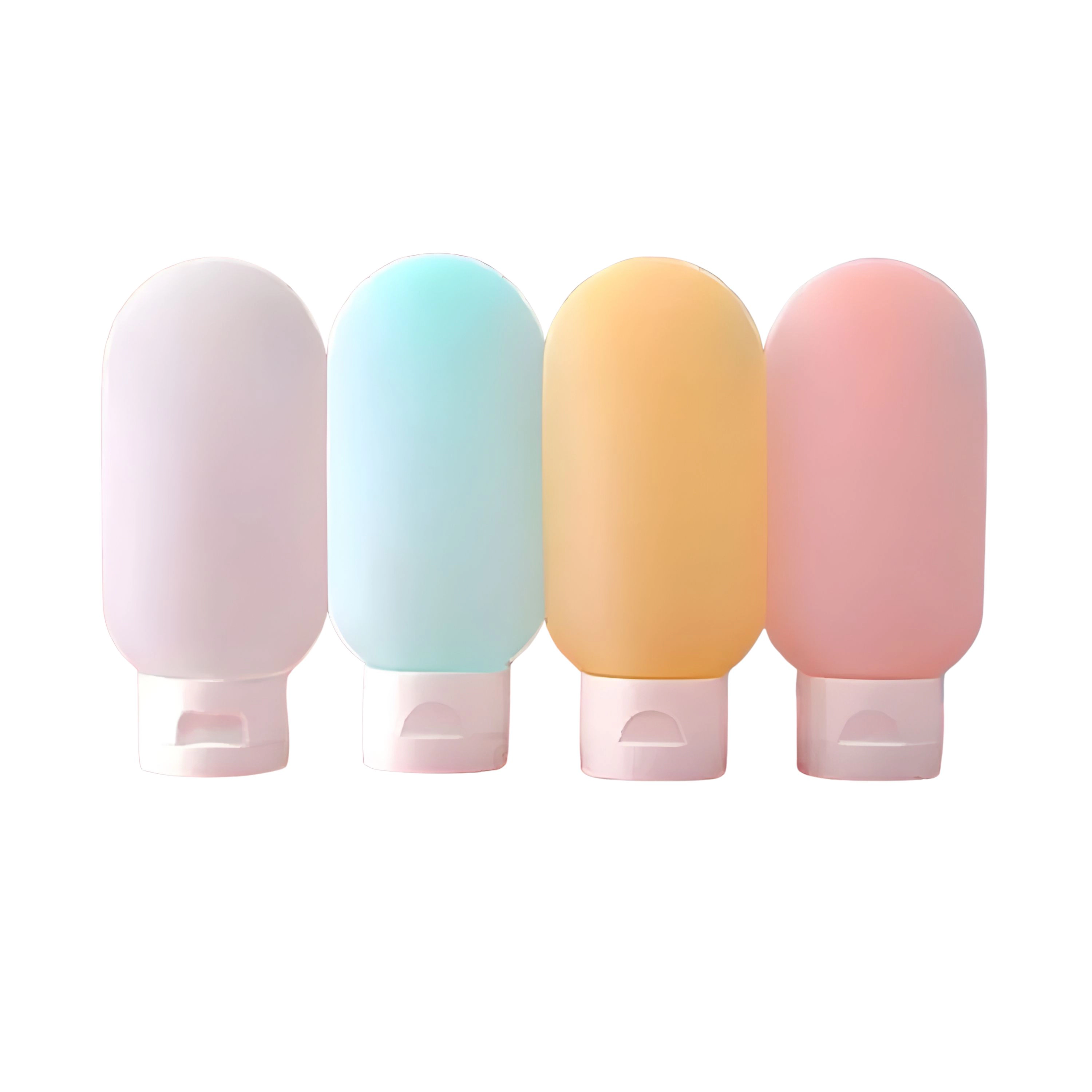 Kitcheniva 4 Pcs Soft Squeeze Reusable Travel Bottle Set