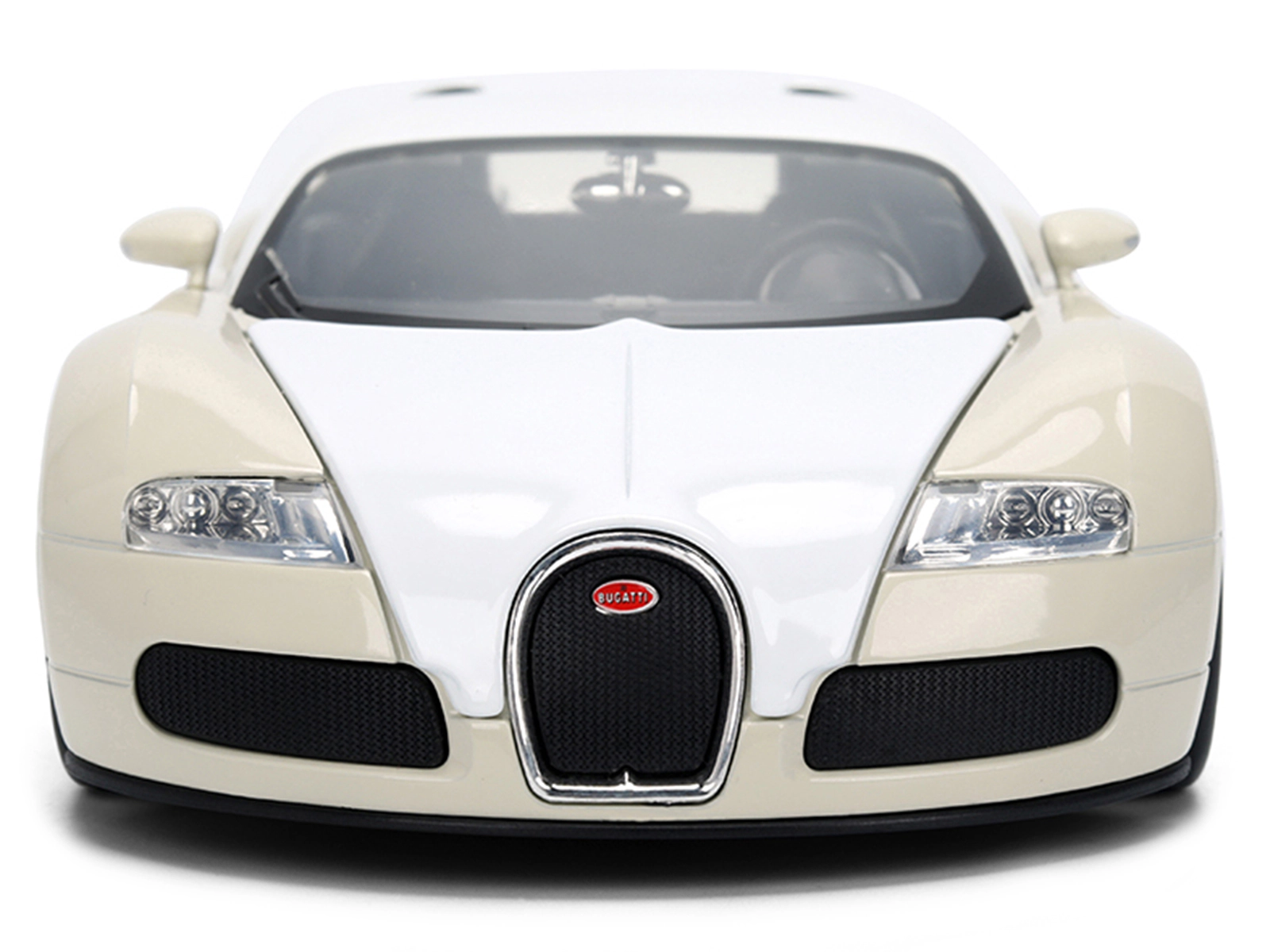 Jada 2011 Bugatti Veyron White And Tan "Furious 7" (2015) Movie "25 Years Of Fast & Furious" Series 1/24