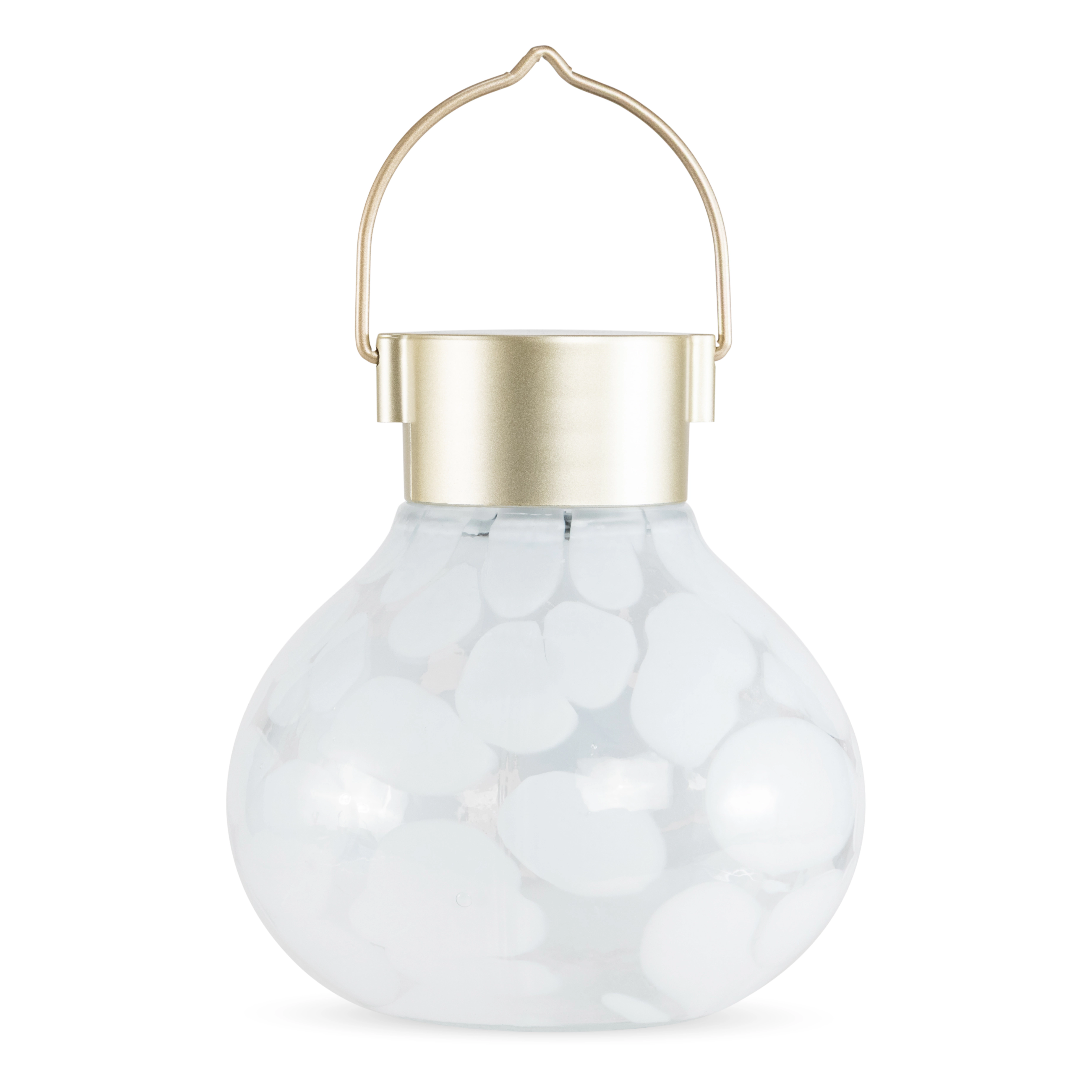 Allsop Home & Garden Solar Tea Lantern Handblown Glass 3 pack