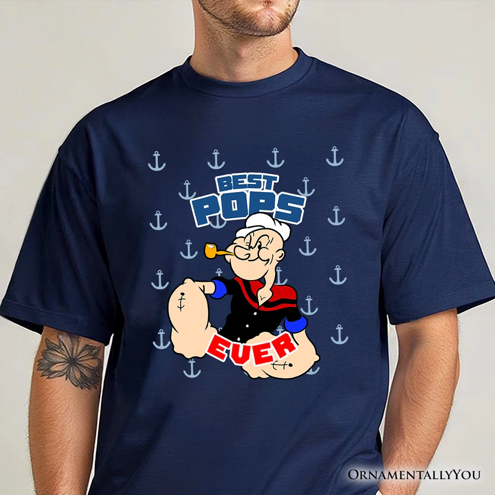 OrnamentallyYou Mens Best Pops Ever T-Shirt