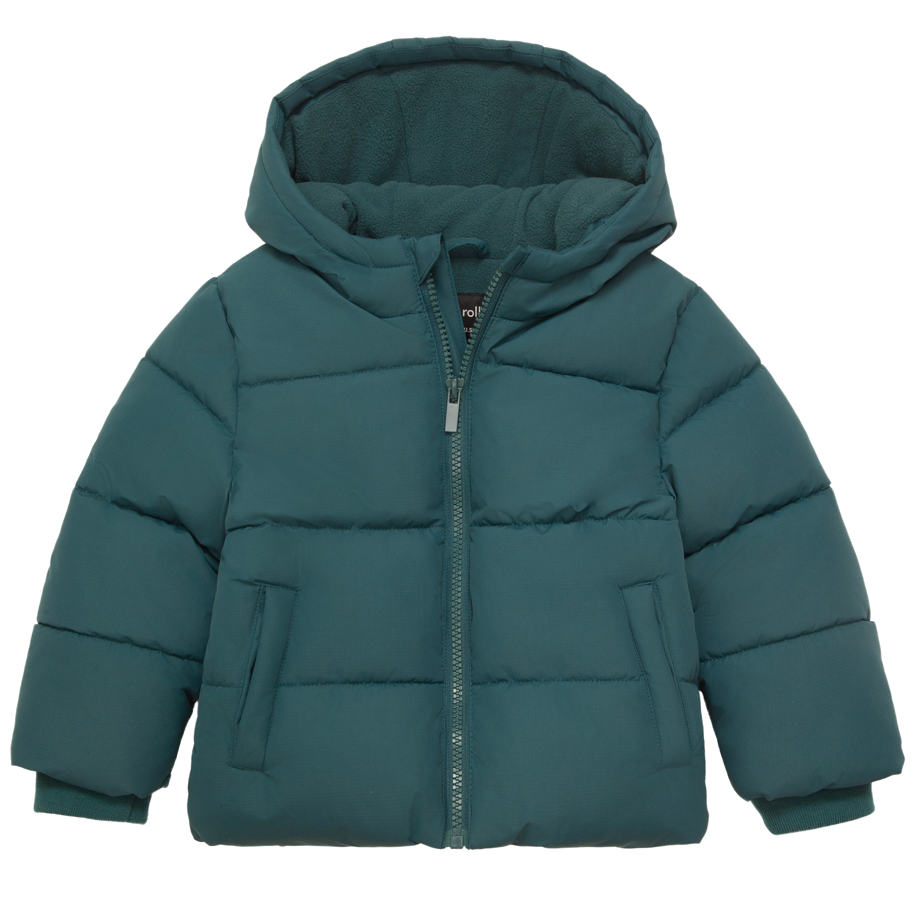 Rokka&Rolla Toddler Boys Water-Resistant Fleece-Lined Puffer Jacket
