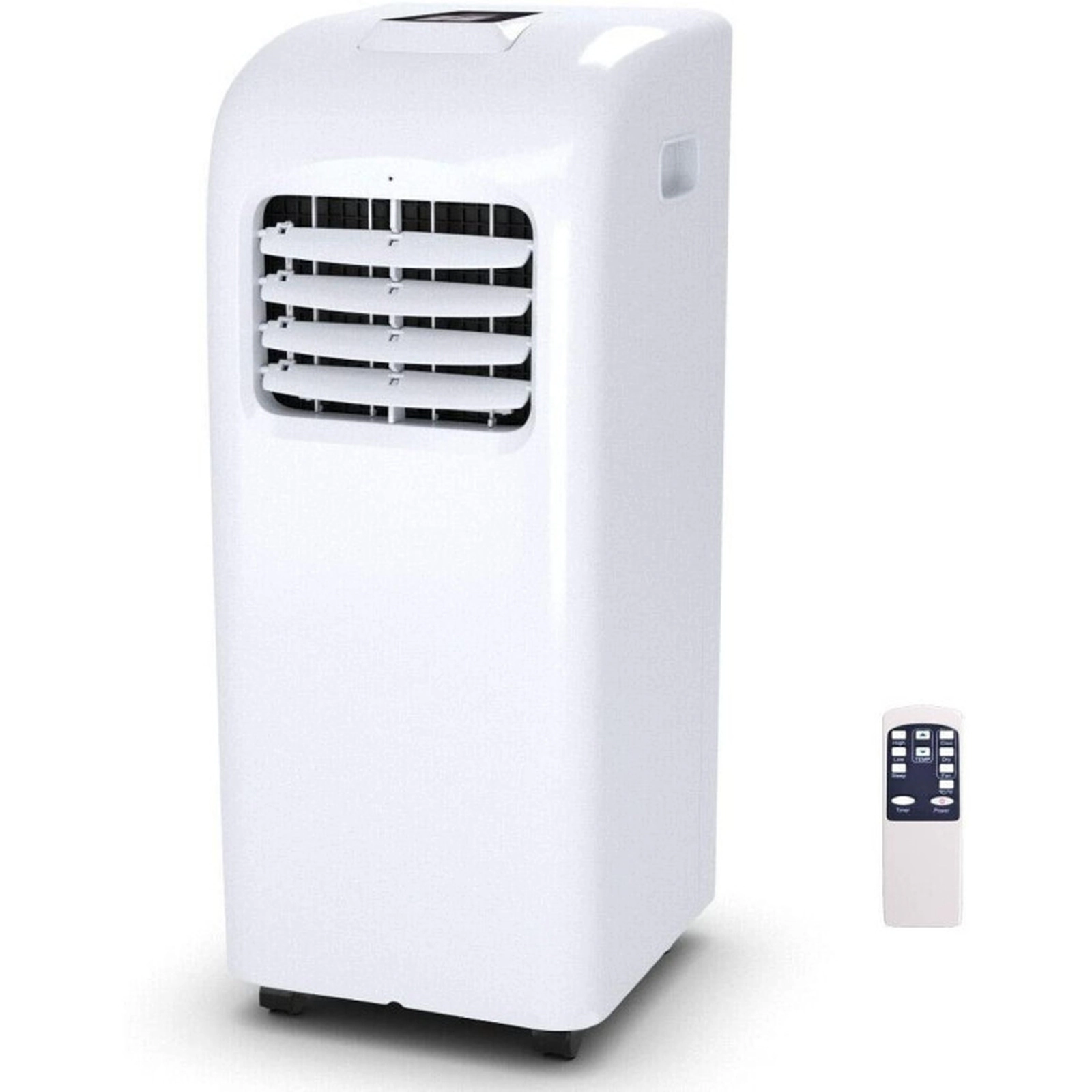 SUGIFT White 8000-BTU Portable Air Conditioner with Dehumidifier and Washable Filter 12-in W 13.5-in D 28-in H