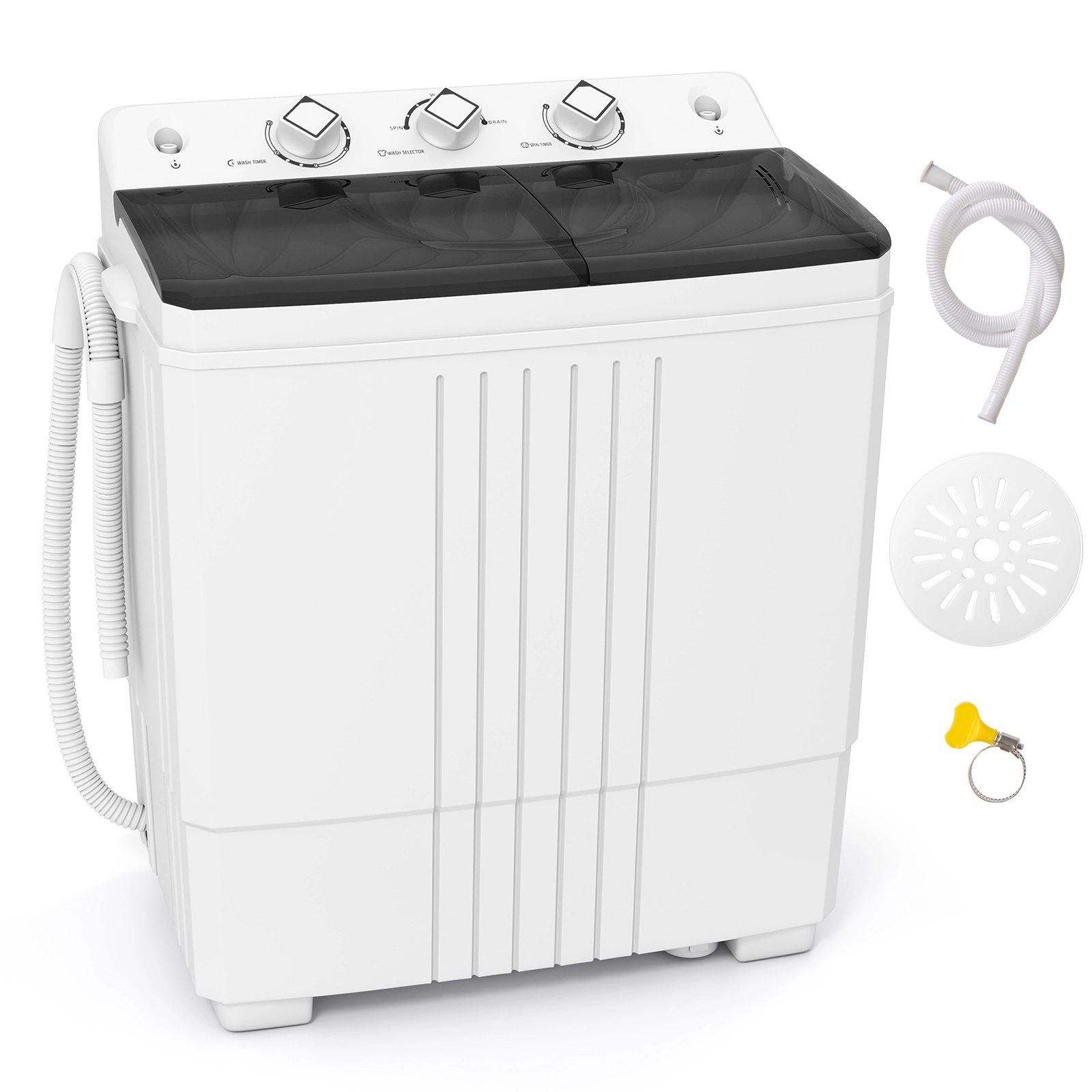 LJG Portable Washing Machine for Dorms and Apartment