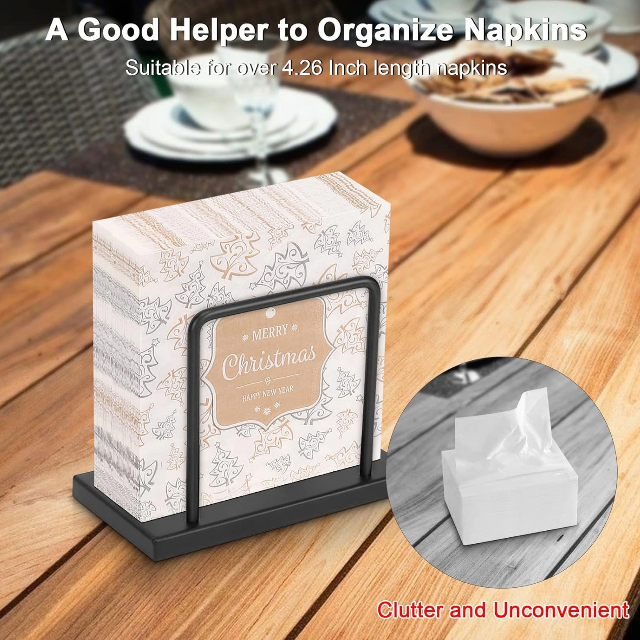 Stock Preferred Modern Metal Napkin Holder Freestanding Tissue Dispenser for Kitchen Table