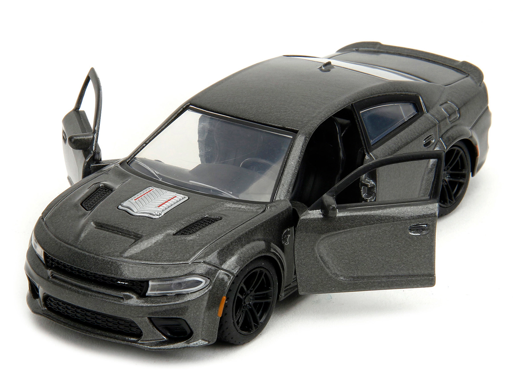 Jada 2021 Dodge Charger Srt Hellcat Gray Metallic "Fast X" (2023) Movie "Fast & Furious" Series 1/32 Diecast