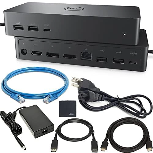 Dell Universal Dock (UD22): USB-C Docking Station with A Future-Ready Design + ZoomSpeed HDMI Cable + ZoomSpeed