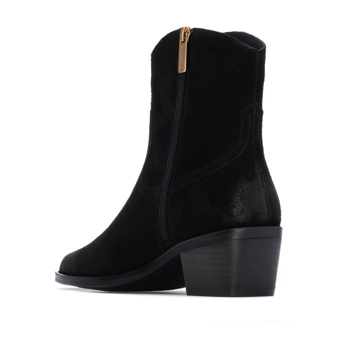 Women's Suede Fringe Ankle Booties Carmela Collection By XTI
