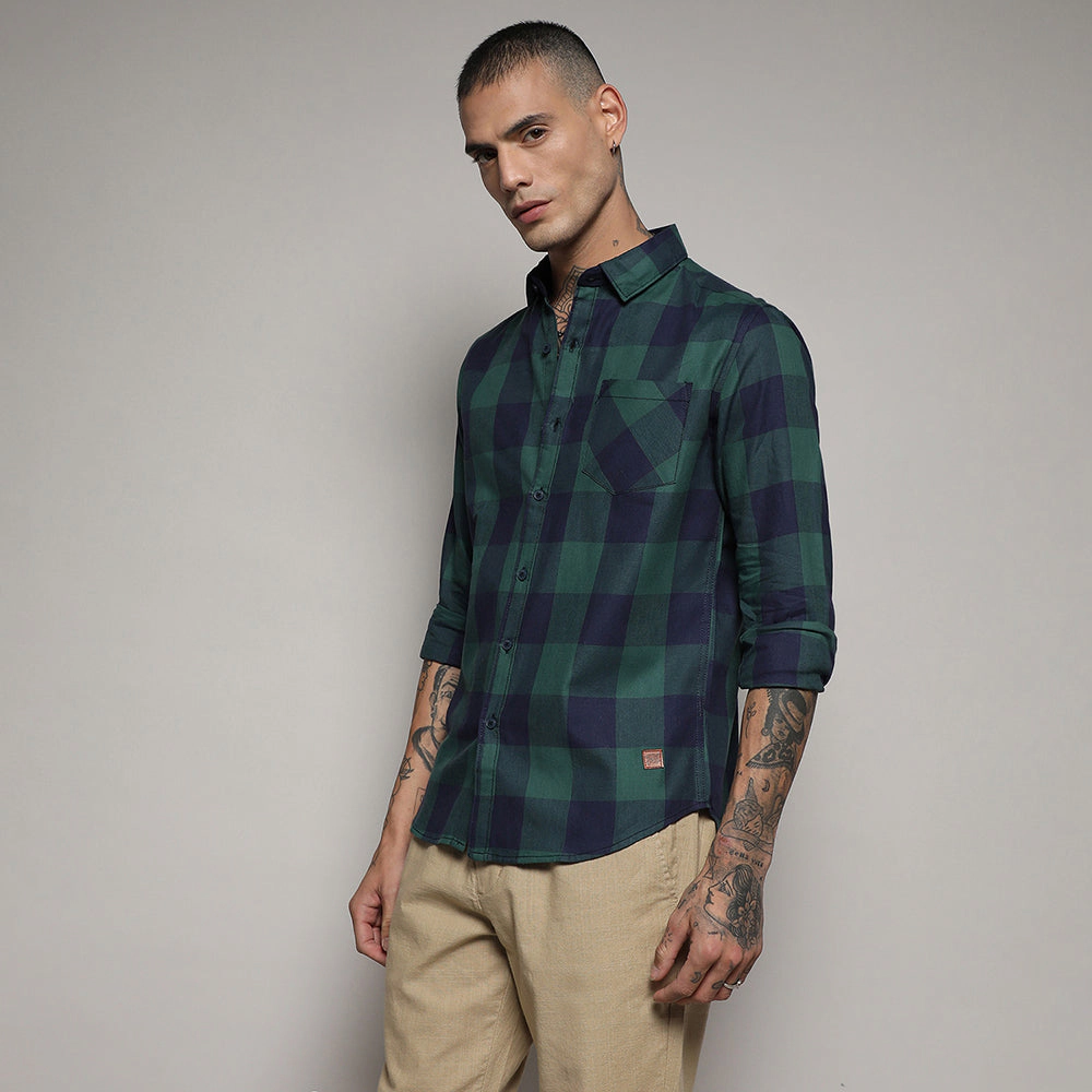 Men's Buffalo Check Shirt