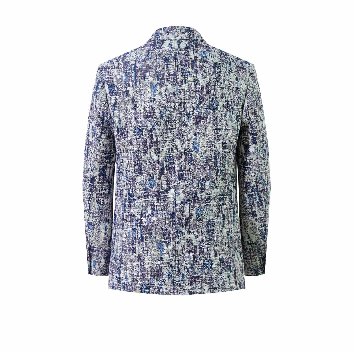Elie Balleh Boys Slim Fit Paint Splash Blazer