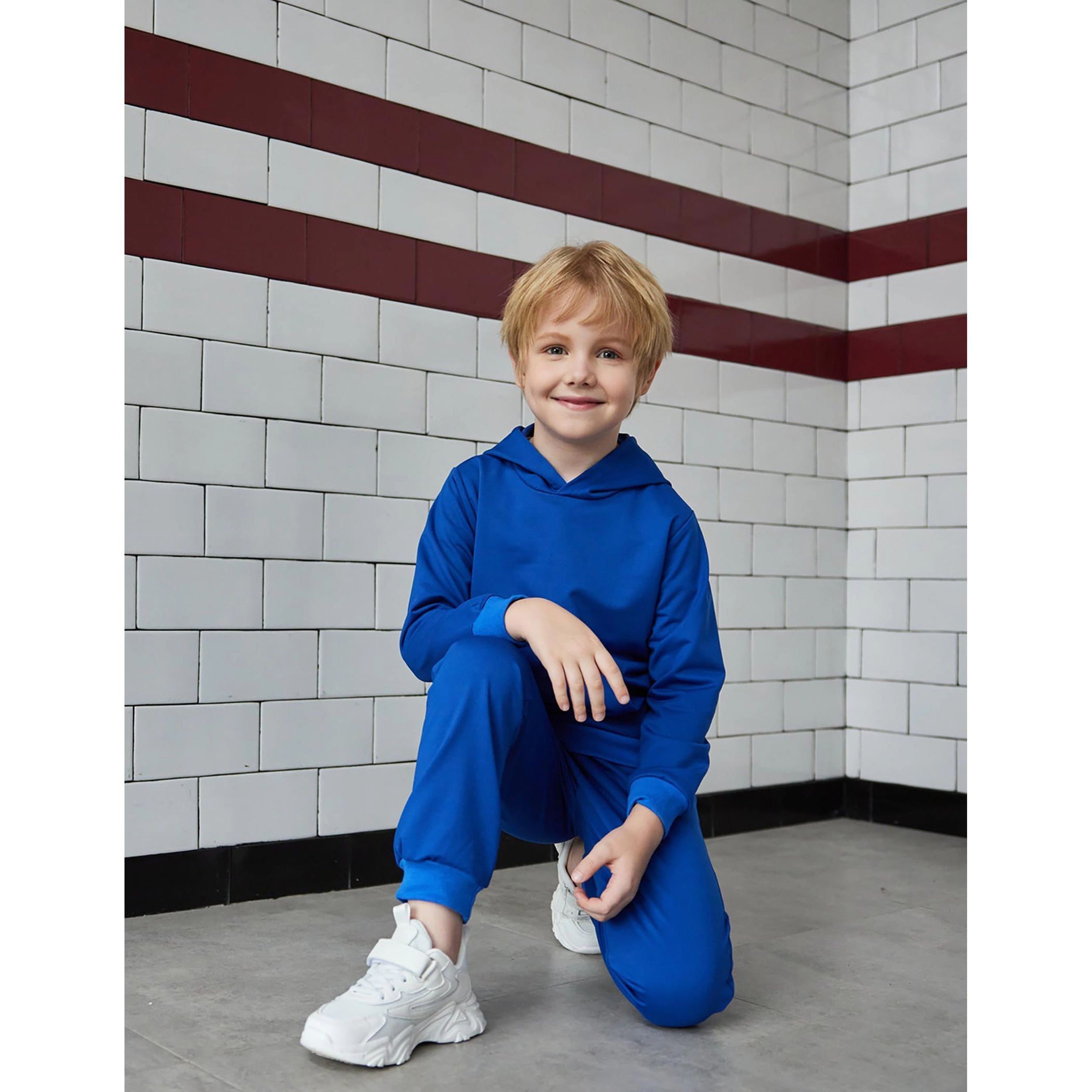 Arshiner Piece Outfit Boys Pullover Hoodies Sweatshirt Suit For Kids Tracksuit Set