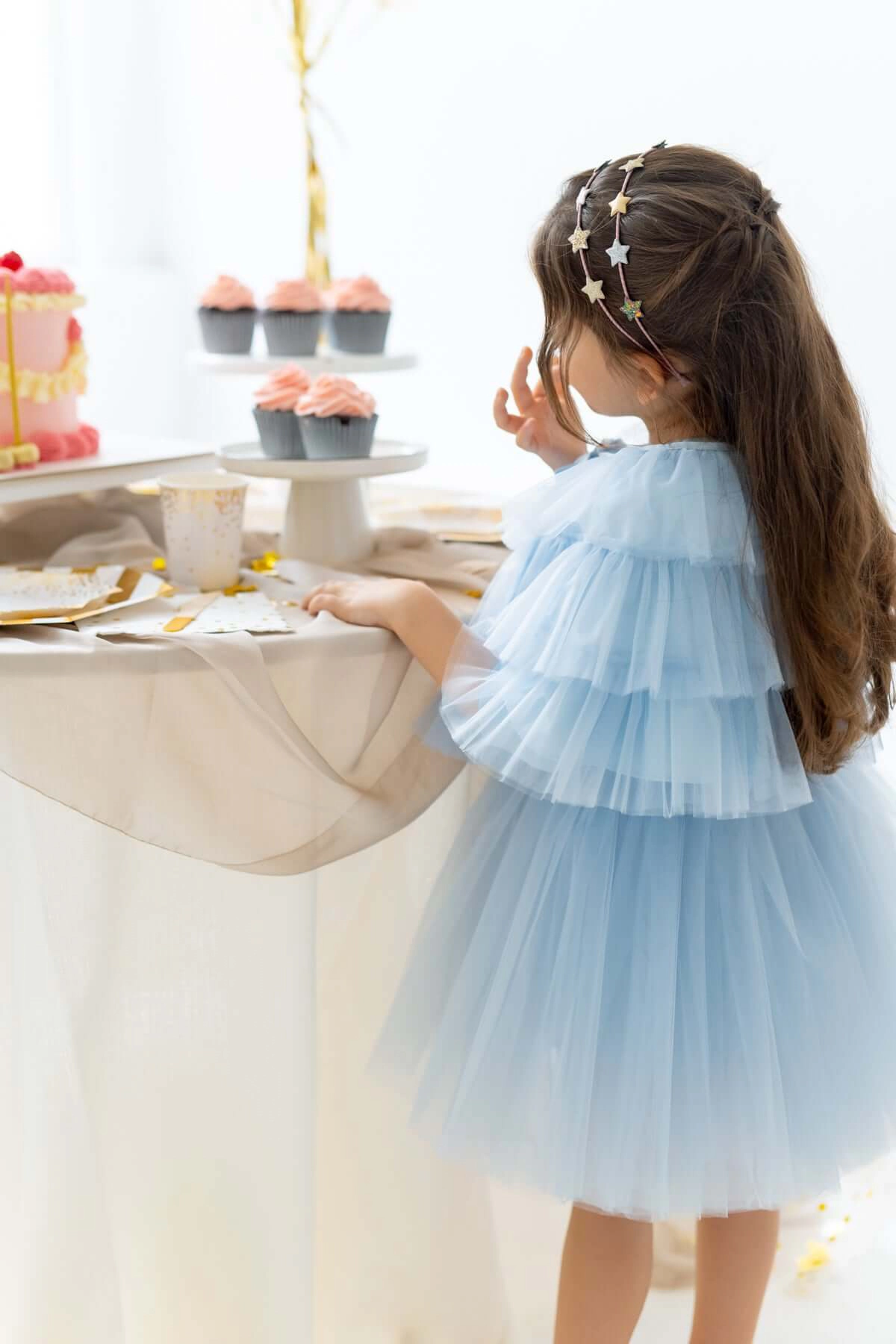 Mini Celebrities Girls Cool Blue Dress Set