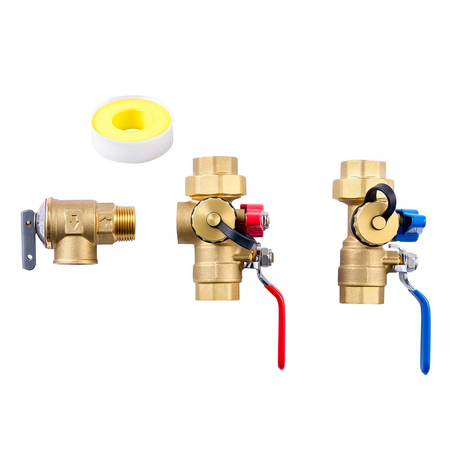 HONGGE Water Heater Kit, 3/4 Inch Isolation Valves