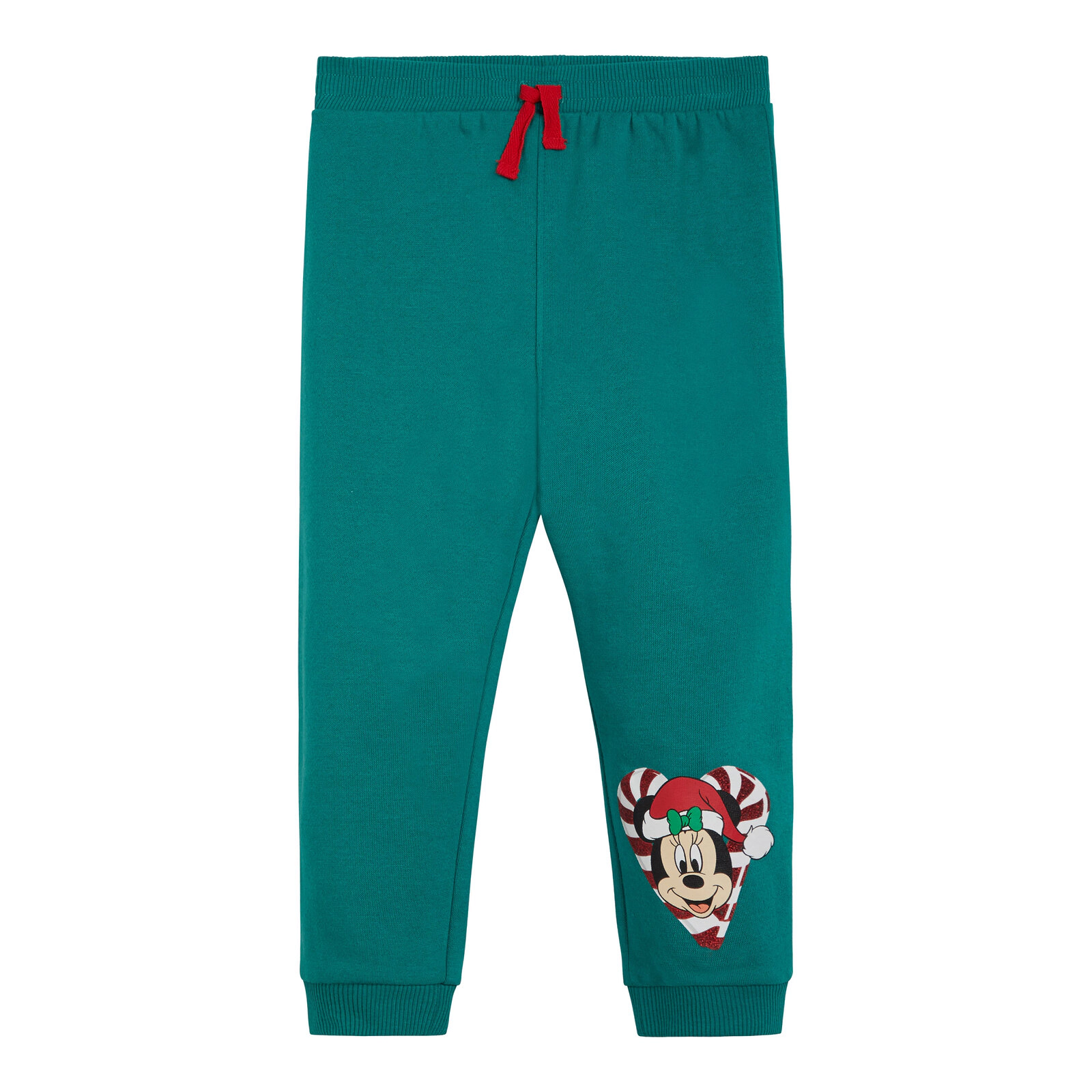 Disney Minnie Mouse Little Girls' Holiday 2-Piece Sweatshirt and Joggers Set