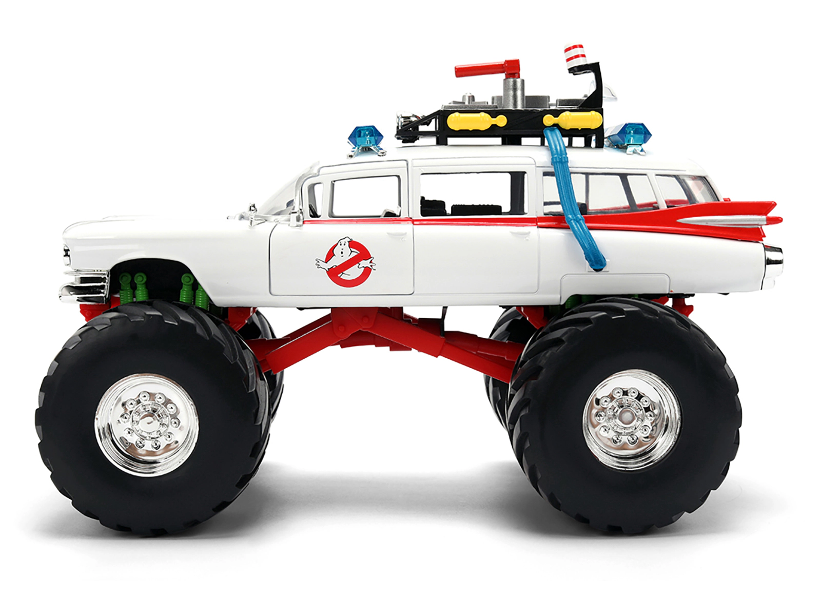 Jada 1959 Cadillac Ambulance Ecto-1 "Ghostbusters" (1984) Movie Monster Truck Version "Hollywood Rides" Series