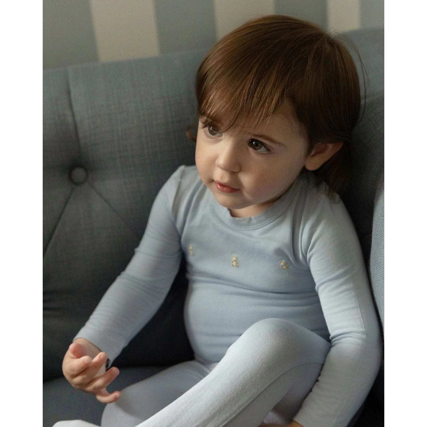 MeMoi Baby and Toddler "Three Little Bears" Rayon from Bamboo Footie