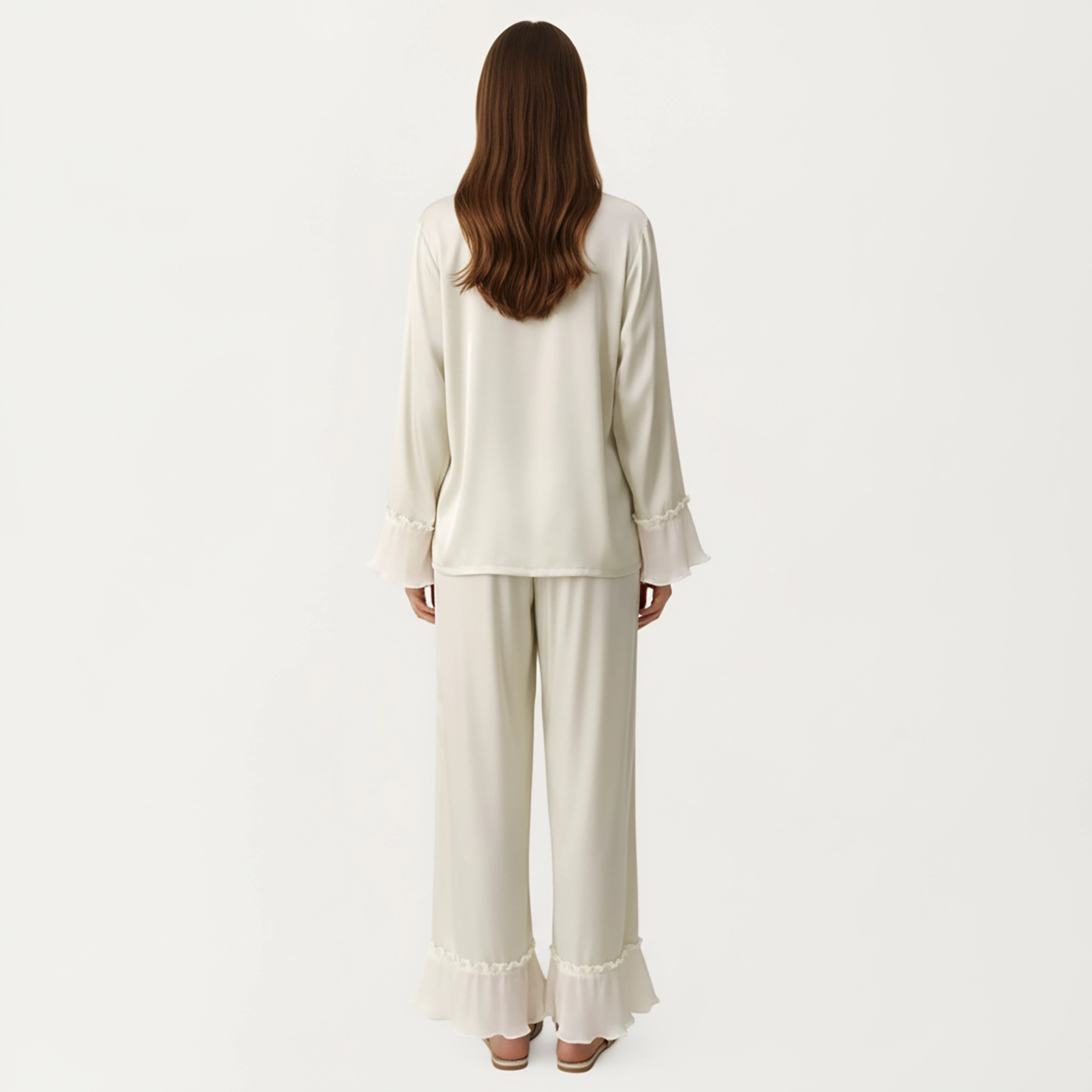Anna-Kaci Women's 3-Piece Pajama Set with Button Front Top Relaxed Pants and Matching Adjustable Strap Sleep Cami