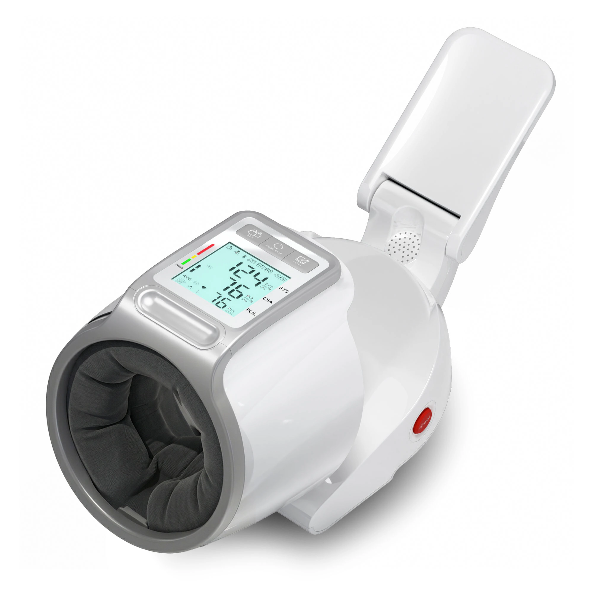 NICEBAY 38-Second Fast Reading Blood Pressure Monitor – Error-Free Cuff, Dual-User Memory, Foldable & USB-C Rechargeable