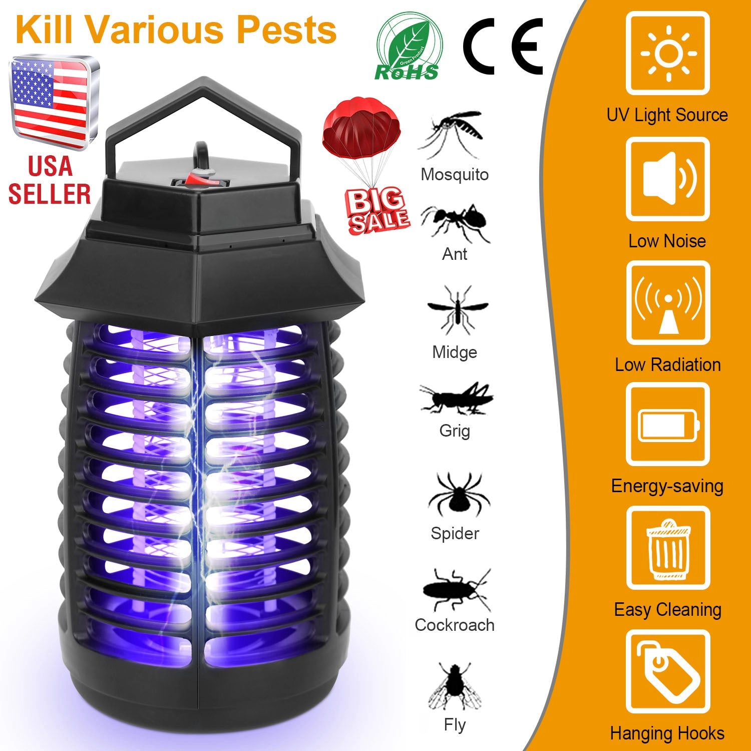 GBruno UV Electric Mosquito Killer Lamp