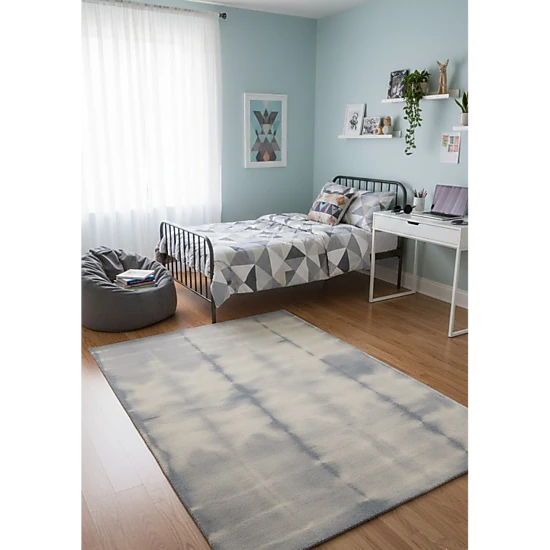 Magic Rugs 5'0 X 8'0 Hand-Tufted Gray Tie-Dye Modern Oriental Wool Rug