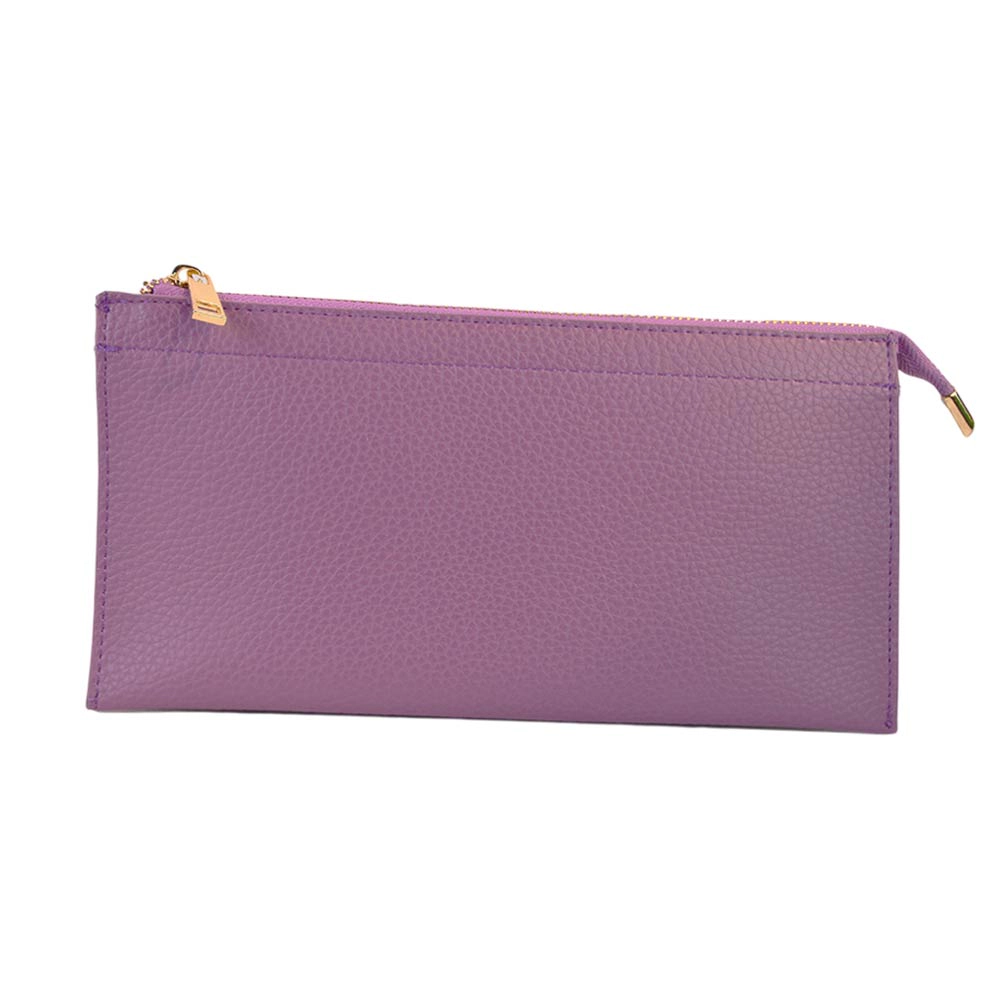 Fashnzfab Faux Leather Slim Wallet Crossbody Bag