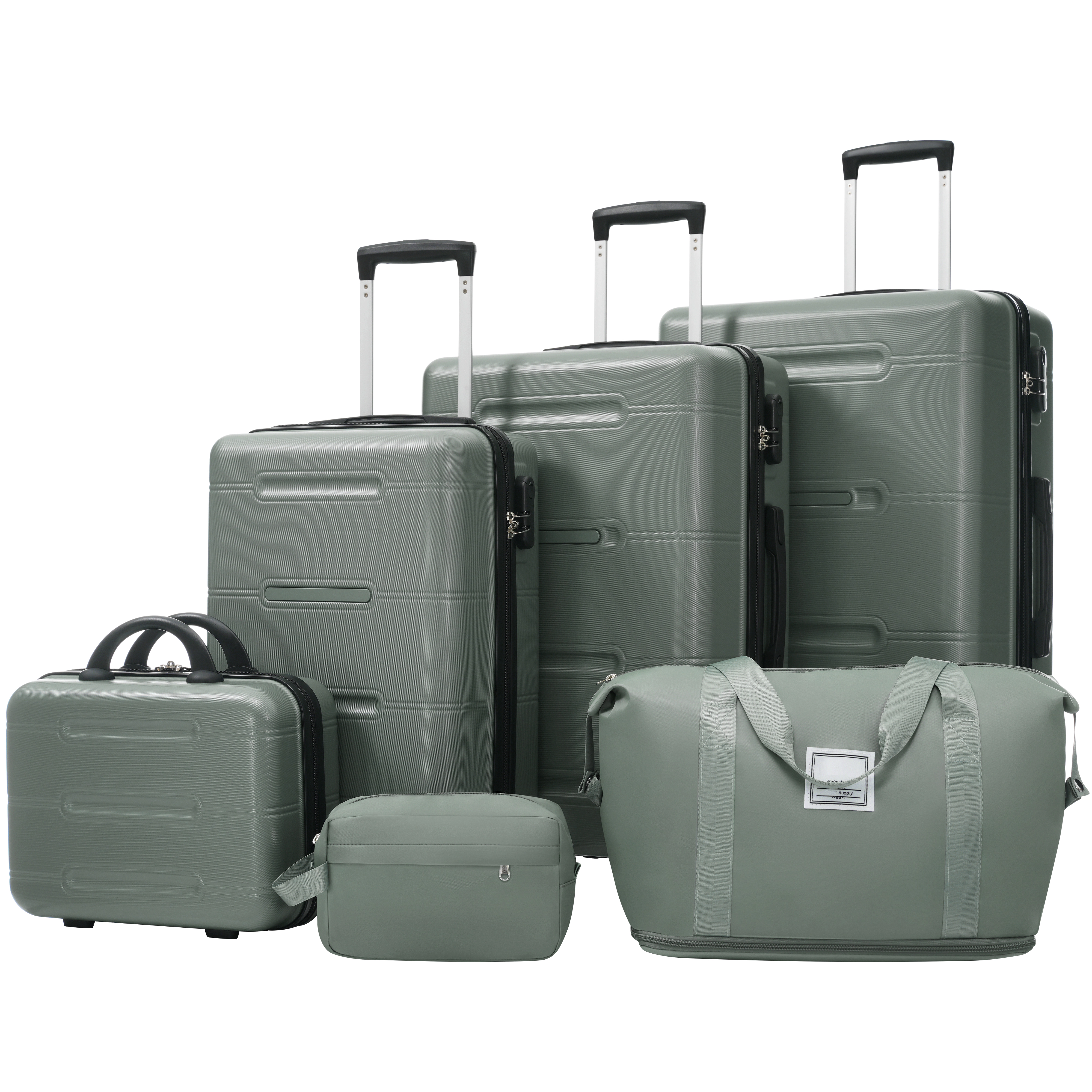 WOW PIONEER Lightweight Hard Case Checked Luggage